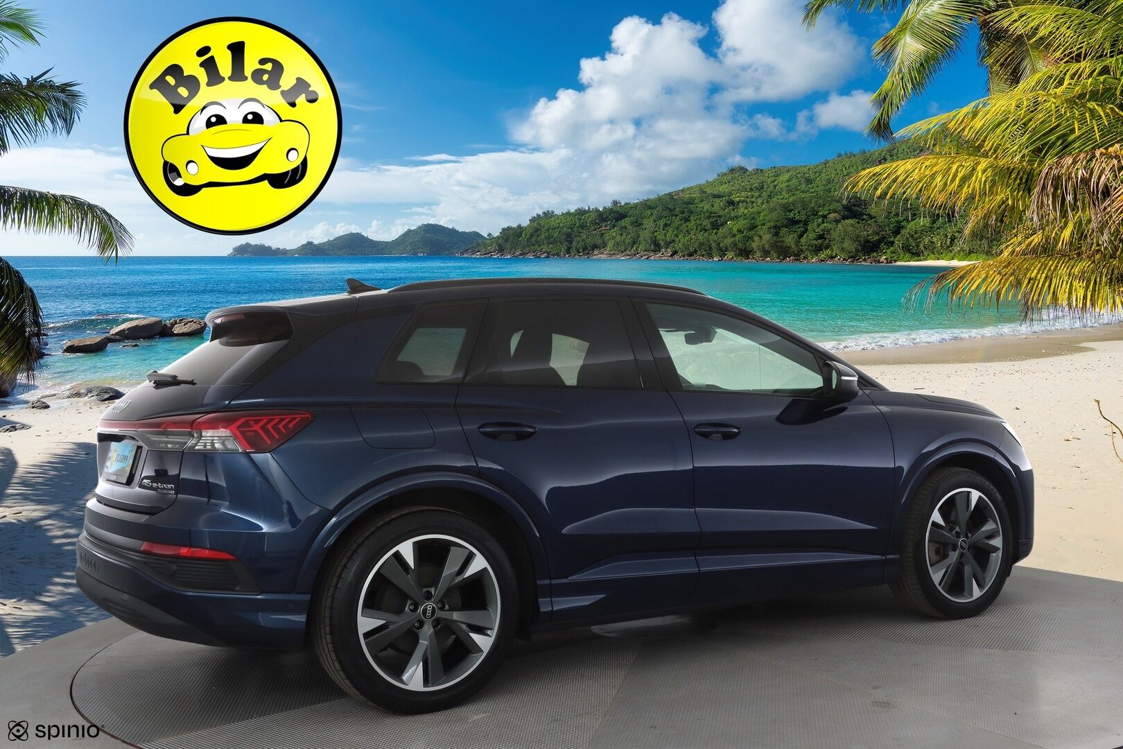 AUDI Q4 E-TRON 2023 45 e-tron quattro - | ACC | ILP | Sporttipenkit | Digimittaristo | P.kamera ja tutkat | Kaistavahti | Pre Sense | Apple & Android | LED | 2x renkaat aluin | ALV |
