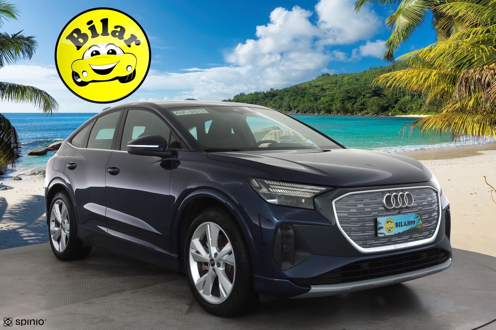 AUDI Q4 E-TRON 2023 50 Sportback Quattro - | ACC | ILP | SONOS | Sporttinahat | Panorama | Matrix-LED | Ambient light | P.kamera | Keyless | Navi | Sähk. takaluukku | ALV |
