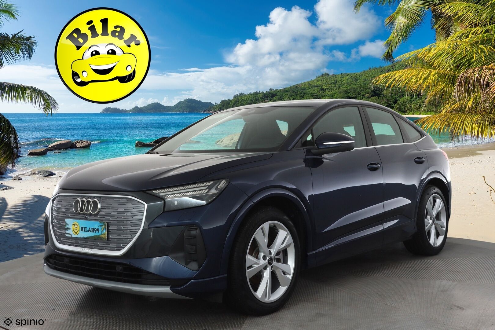 AUDI Q4 E-TRON 2023 50 Sportback Quattro - | ACC | ILP | SONOS | Sporttinahat | Panorama | Matrix-LED | Ambient light | P.kamera | Keyless | Navi | Sähk. takaluukku | ALV |
