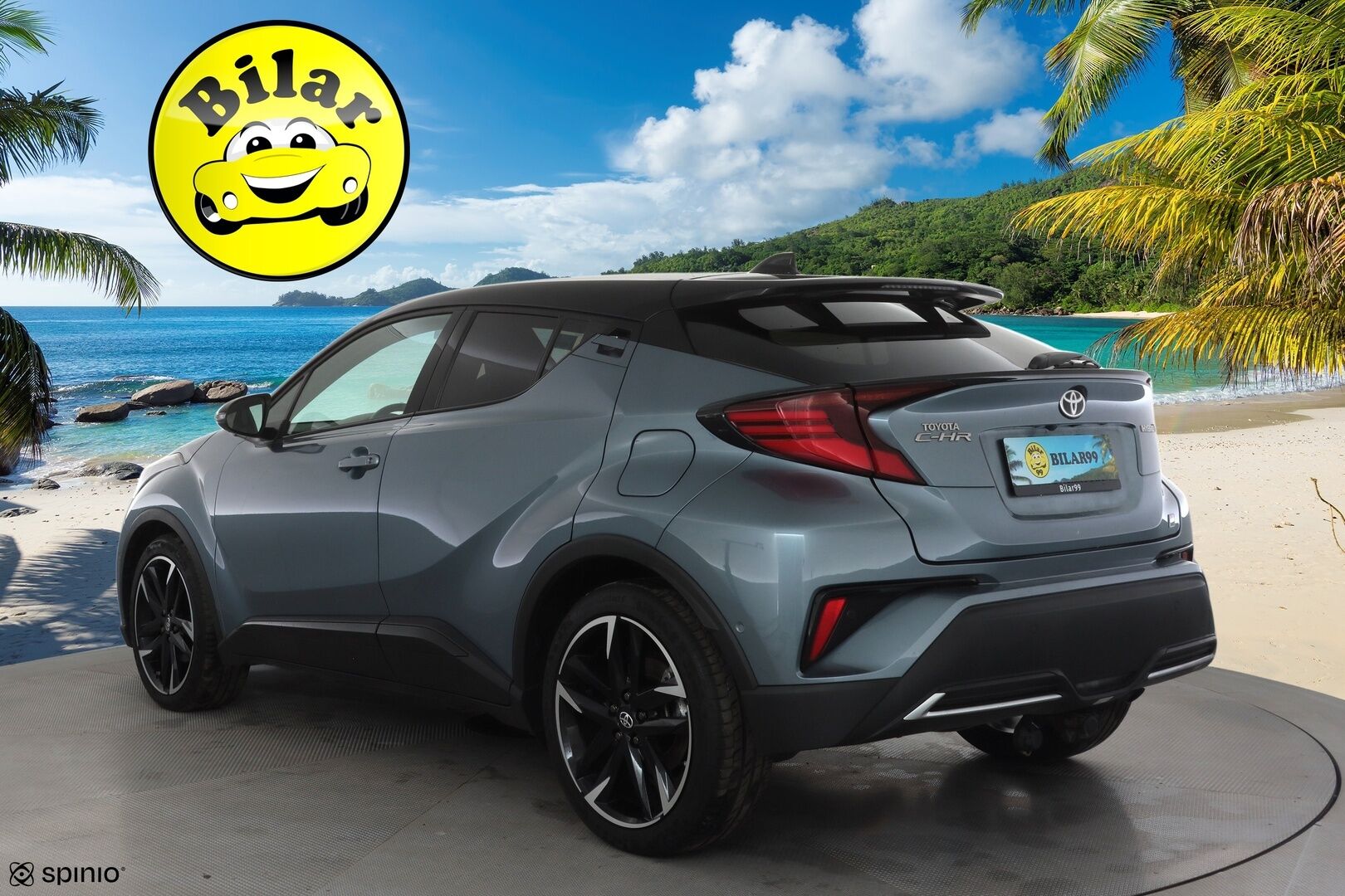 TOYOTA C-HR 2023 1,8 Hybrid GR Sport - | ACC | Koukku | Sähköpenkki | Nahka-alcantara | AFS-LED | Lane Assist | BSM | Lämm. ratti | Keyless | P.kamera | Navi | Merkkihuollettu | 