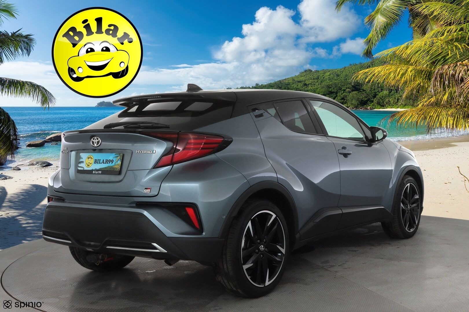 TOYOTA C-HR 2023 1,8 Hybrid GR Sport - | ACC | Koukku | Sähköpenkki | Nahka-alcantara | AFS-LED | Lane Assist | BSM | Lämm. ratti | Keyless | P.kamera | Navi | Merkkihuollettu | 