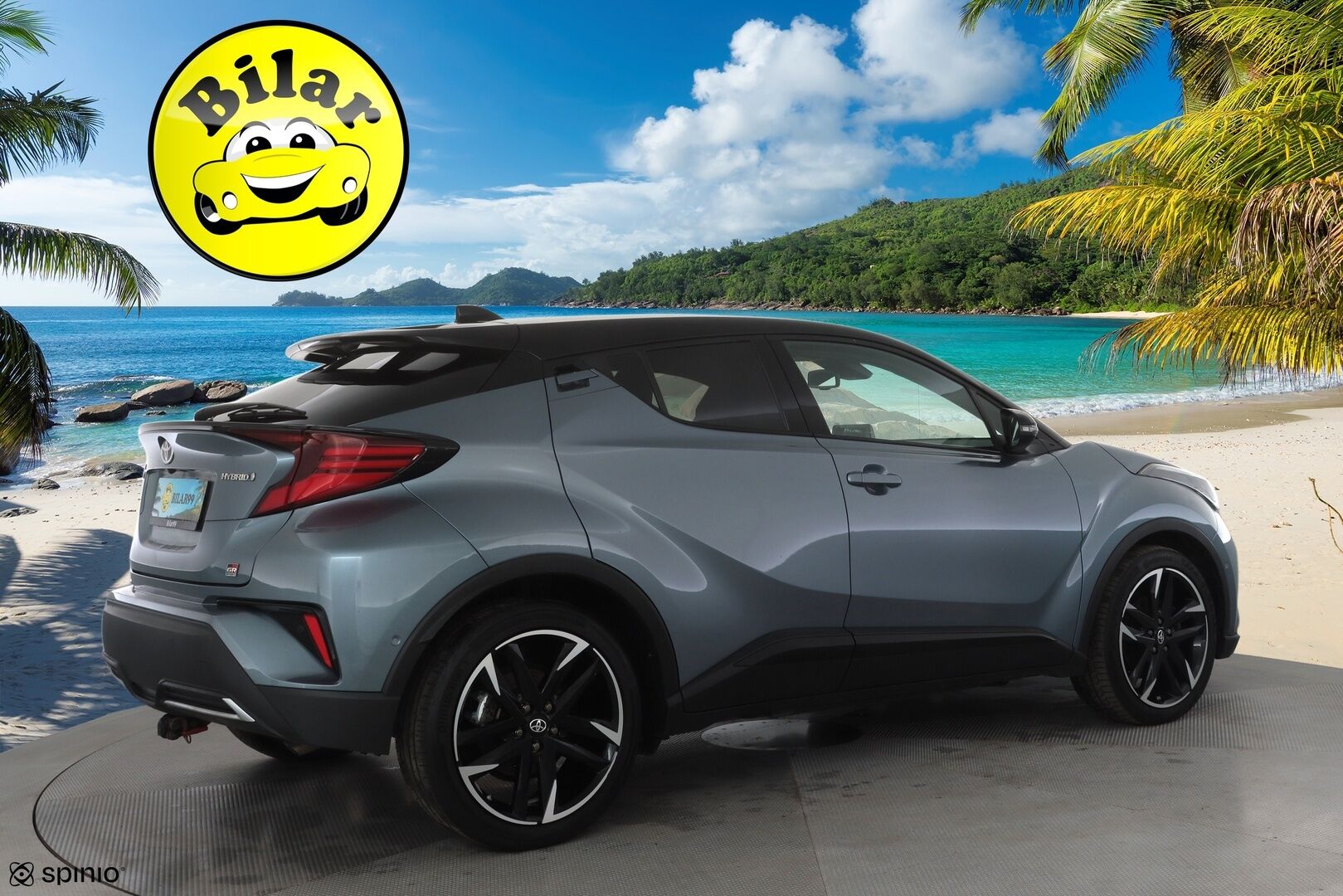 TOYOTA C-HR 2023 1,8 Hybrid GR Sport - | ACC | Koukku | Sähköpenkki | Nahka-alcantara | AFS-LED | Lane Assist | BSM | Lämm. ratti | Keyless | P.kamera | Navi | Merkkihuollettu | 