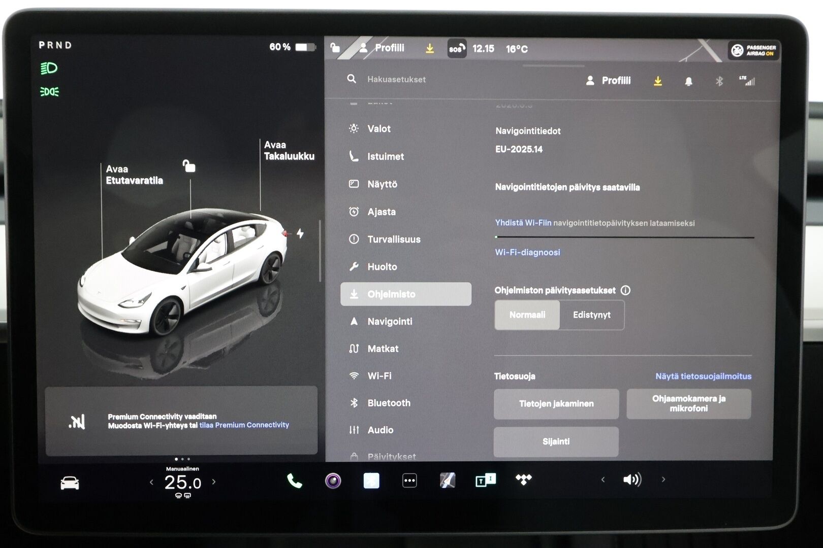 TESLA MODEL 3 2022 Standard Range Plus - | ILP | Lasikatto | ACC | P.kamera | Matrix-LED | Muistipenkki | Premium Speakers | Navi | Kaistavahti | Keyless | Valkoinen Nahkaverhoilu |