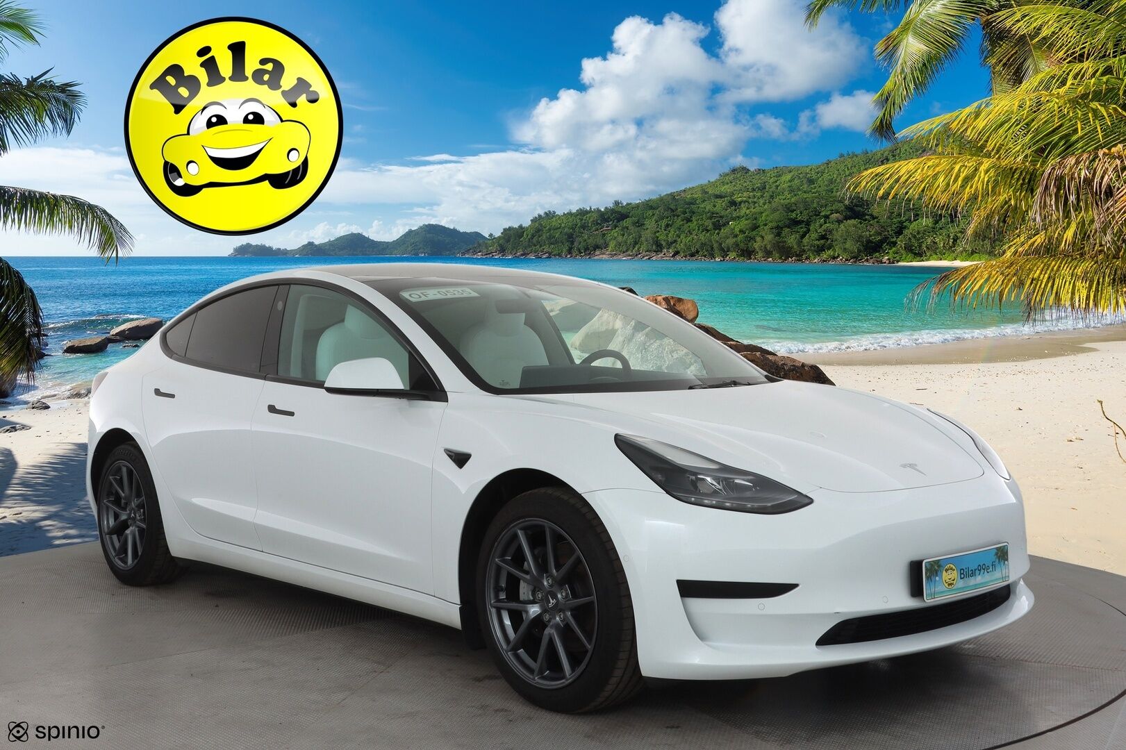 TESLA MODEL 3 2022 Standard Range Plus - | ILP | Lasikatto | ACC | P.kamera | Matrix-LED | Muistipenkki | Premium Speakers | Navi | Kaistavahti | Keyless | Valkoinen Nahkaverhoilu |