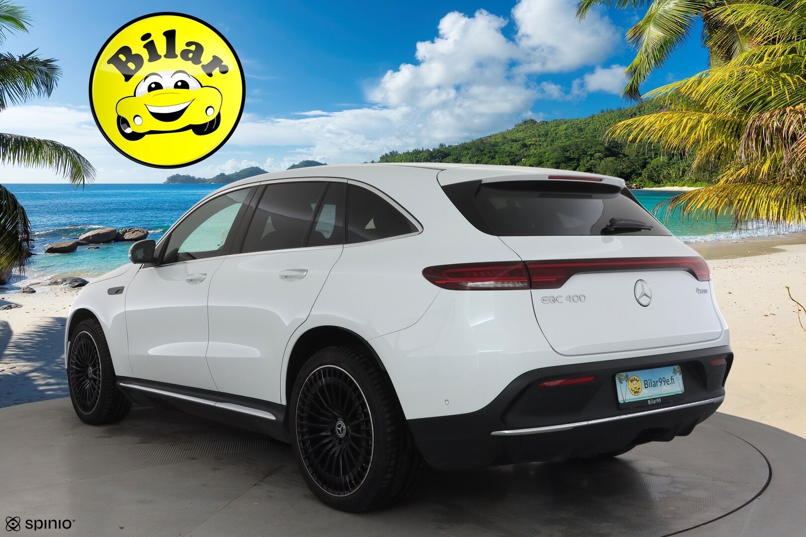 MERCEDES-BENZ EQC 2023 400 4Matic AMG - | Lasikattoluukku | Koukku | ILP | Distronic | 360 | Comfort-istuimet Muistilla | HUD | LED | Navi | Kaistavahti | Keyless | 2x Latauskaapelit | 