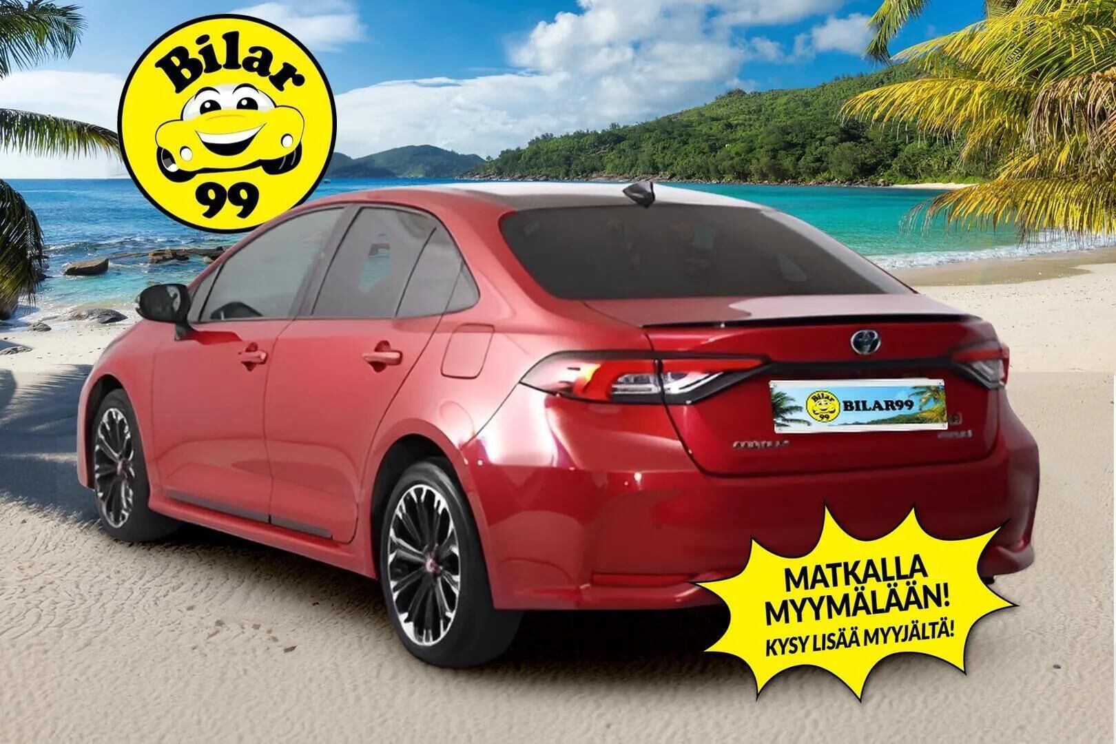 Toyota Corolla 2023 Sedan 1,8 Hybrid GR Sport - | ACC | LED | P.Kamera | Kaistavahti | Navi | Keyless | Digimittaristo | Apple&Android | Merkkihuollot | 