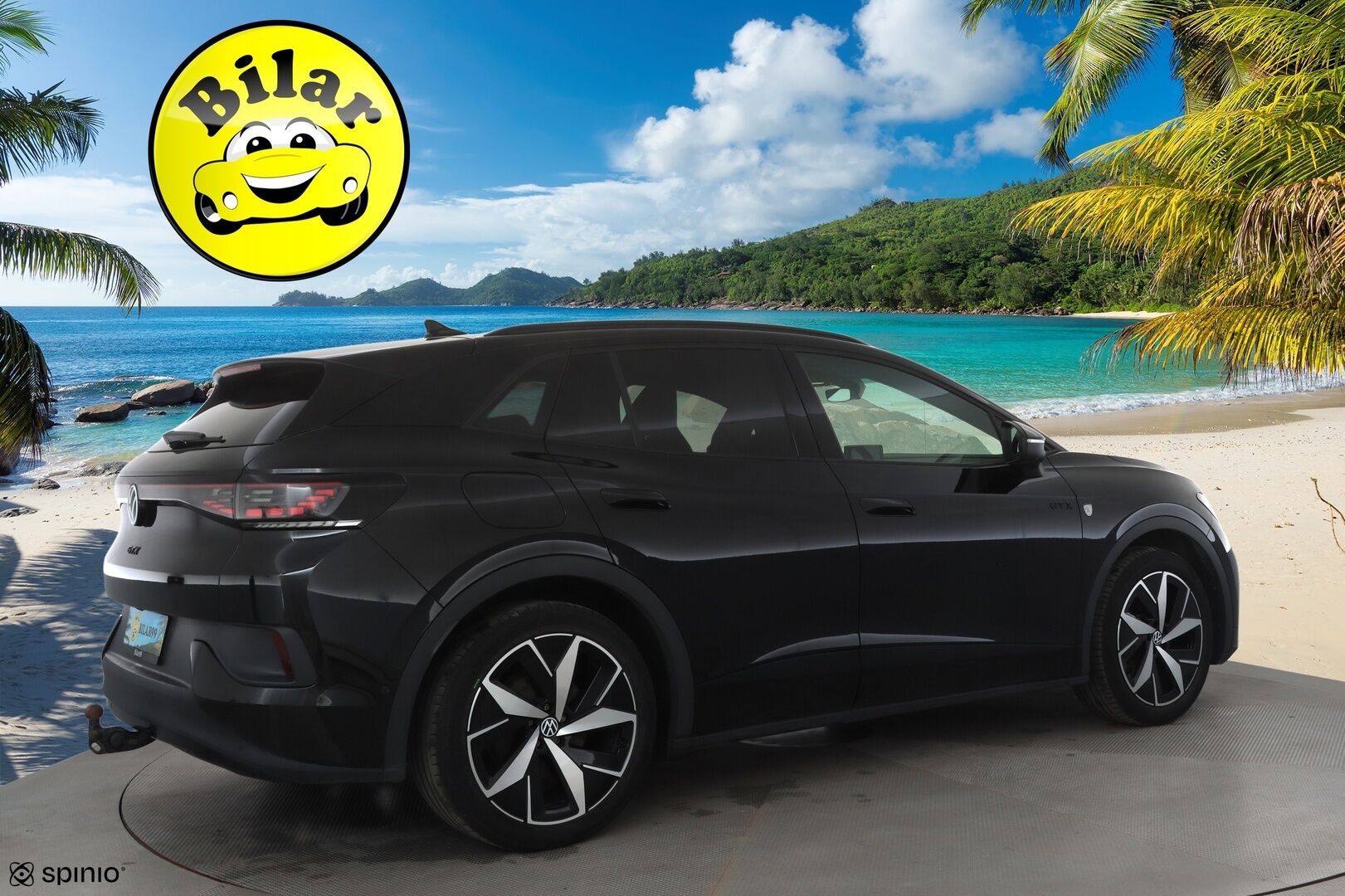 VOLKSWAGEN ID.4 2023 GTX 4MOTION Top Sport, akku 77 kWh - ILP | Hieronta | ACC | HUD | 360° | Vetokoukku | iQ Matrix | Lämpölasi | Sporttipenkit Muistilla | ALV | Supervarusteet | 2x Renkaat Aluvantein!