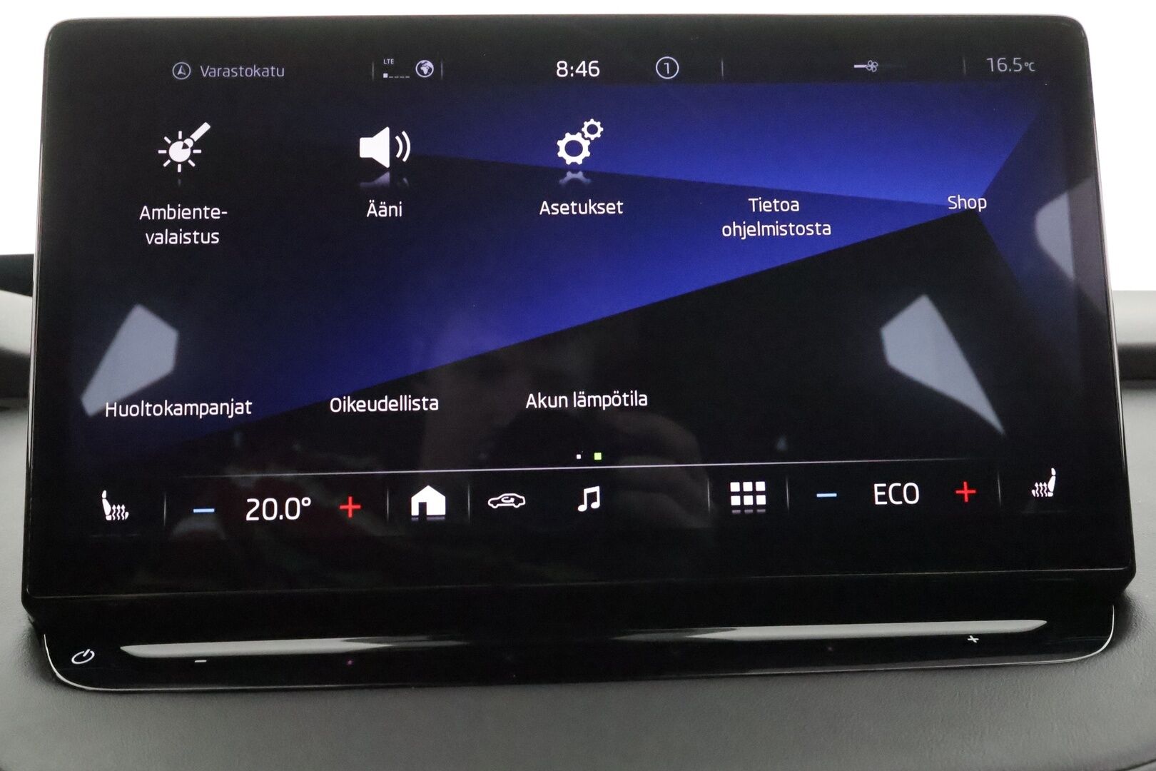 SKODA ENYAQ 2023 80 iV 204hv Sportline - | ACC | ILP | Koukku | HUD | Matrix | Muistipenkki | Canton | Nahka-alcantara | P.kamera | Ambient | Travel Assist | Side Assist | 2x renkaat aluin | 