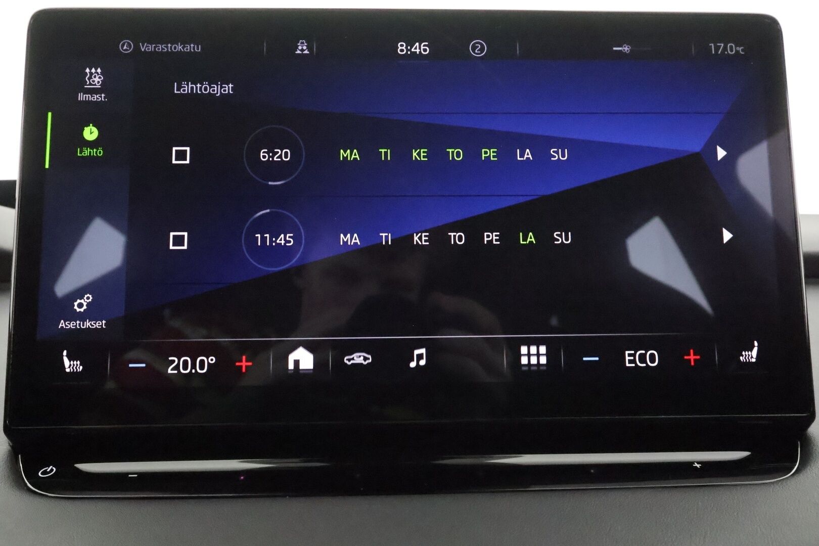 SKODA ENYAQ 2023 80 iV 204hv Sportline - | ACC | ILP | Koukku | HUD | Matrix | Muistipenkki | Canton | Nahka-alcantara | P.kamera | Ambient | Travel Assist | Side Assist | 2x renkaat aluin | 