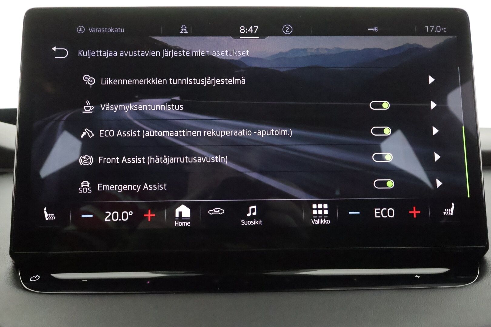 SKODA ENYAQ 2023 80 iV 204hv Sportline - | ACC | ILP | Koukku | HUD | Matrix | Muistipenkki | Canton | Nahka-alcantara | P.kamera | Ambient | Travel Assist | Side Assist | 2x renkaat aluin | 