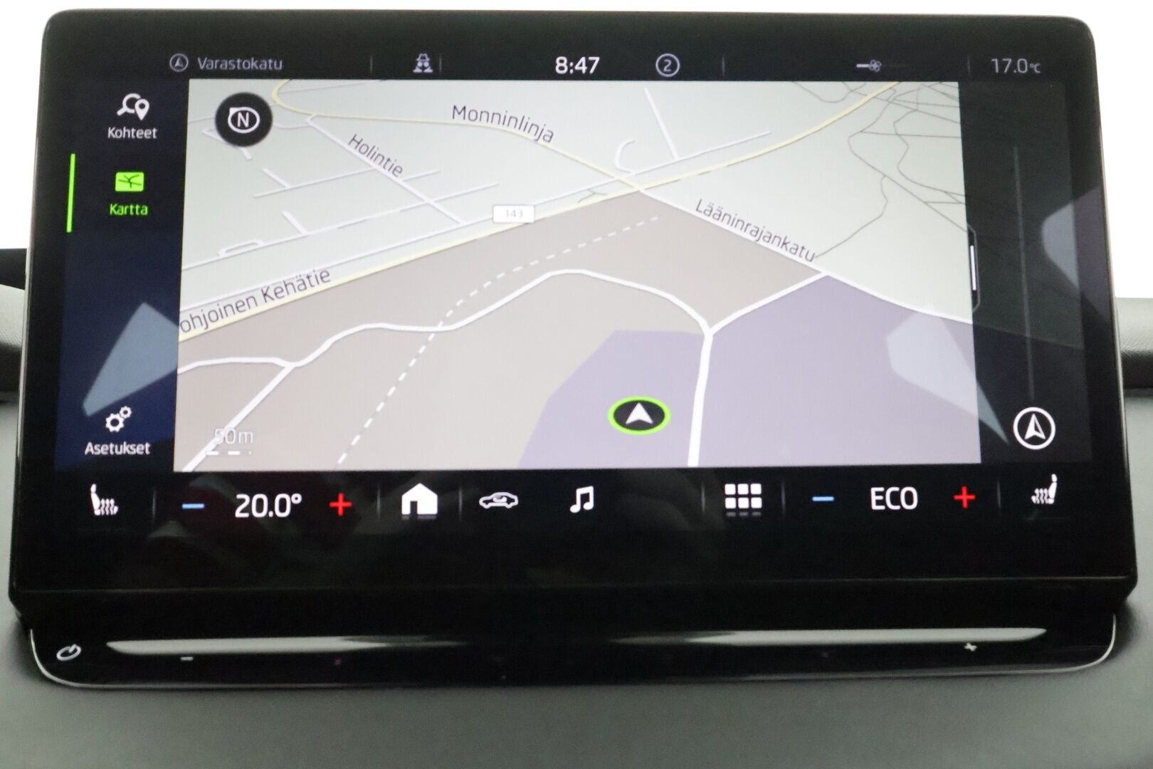 SKODA ENYAQ 2023 80 iV 204hv Sportline - | ACC | ILP | Koukku | HUD | Matrix | Muistipenkki | Canton | Nahka-alcantara | P.kamera | Ambient | Travel Assist | Side Assist | 2x renkaat aluin | 