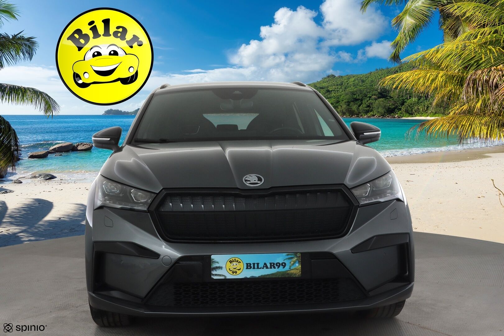 SKODA ENYAQ 2023 80 iV 204hv Sportline - | ACC | ILP | Koukku | HUD | Matrix | Muistipenkki | Canton | Nahka-alcantara | P.kamera | Ambient | Travel Assist | Side Assist | 2x renkaat aluin | 
