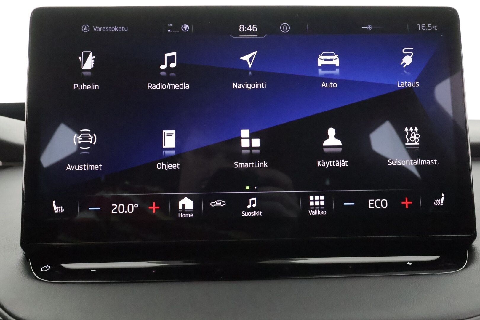 SKODA ENYAQ 2023 80 iV 204hv Sportline - | ACC | ILP | Koukku | HUD | Matrix | Muistipenkki | Canton | Nahka-alcantara | P.kamera | Ambient | Travel Assist | Side Assist | 2x renkaat aluin | 