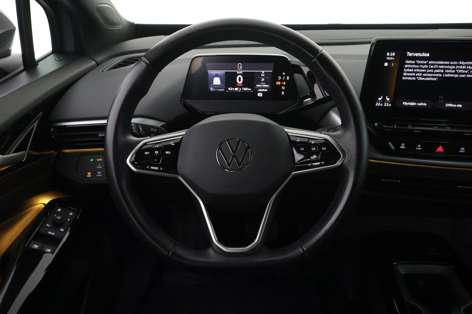 VOLKSWAGEN ID4 2022 150kW 82kWh Pro Performance - | ACC | ILP | LED | Lane Assist | P.tutkat | Ambient Light | App Connect | Navi | Lämm. ratti | Lämm. tuulilasi | 2x renkaat aluin | Merkkihuollot | ALV |