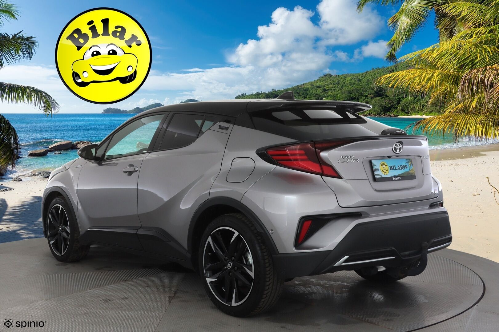 Toyota C-HR 2021 1,8 Hybrid GR Sport - | ACC | Koukku | Sähköpenkki | Nahka-alcantara | P.kamera | LED | Lane Assist | BSM | Keyless | Apple & Android | Lämm. ratti | Juuri huollettu |