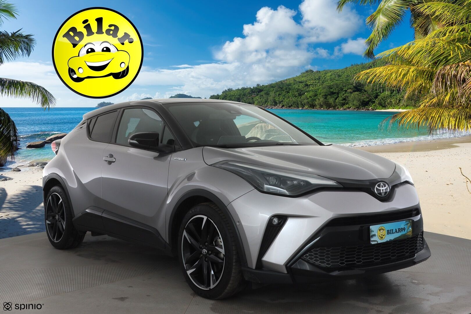 Toyota C-HR 2021 1,8 Hybrid GR Sport - | ACC | Koukku | Sähköpenkki | Nahka-alcantara | P.kamera | LED | Lane Assist | BSM | Keyless | Apple & Android | Lämm. ratti | Juuri huollettu |