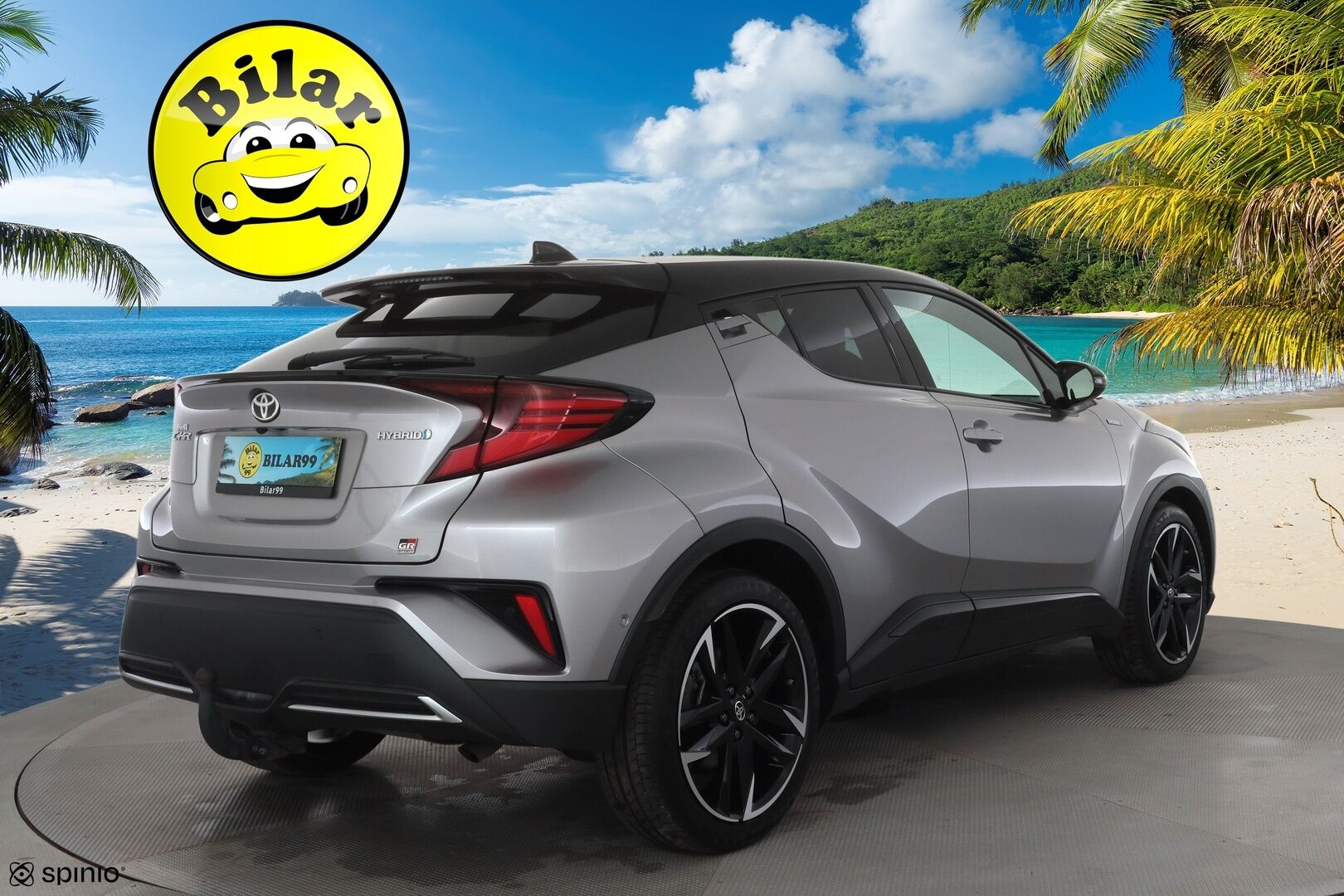 Toyota C-HR 2021 1,8 Hybrid GR Sport - | ACC | Koukku | Sähköpenkki | Nahka-alcantara | P.kamera | LED | Lane Assist | BSM | Keyless | Apple & Android | Lämm. ratti | Juuri huollettu |