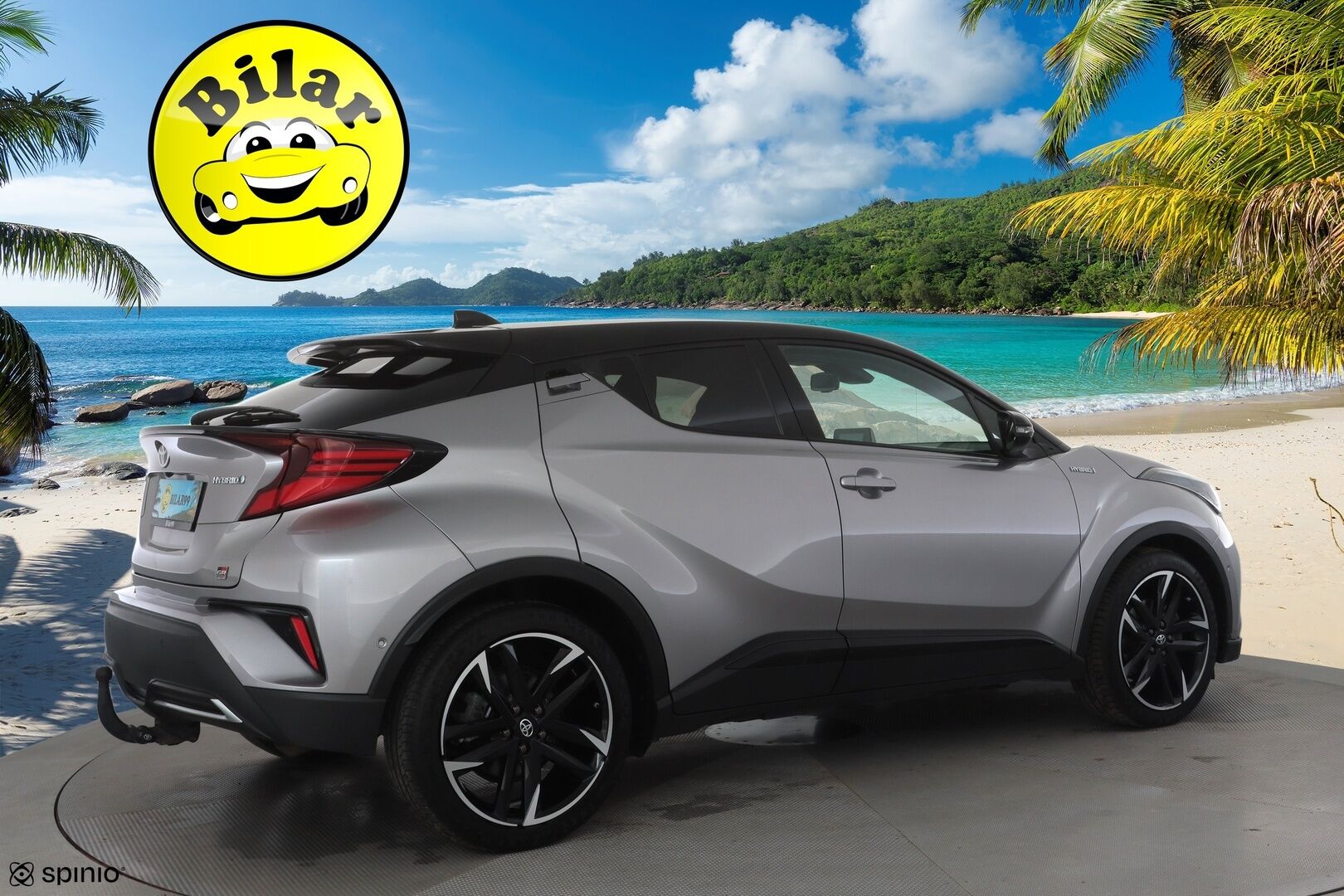 Toyota C-HR 2021 1,8 Hybrid GR Sport - | ACC | Koukku | Sähköpenkki | Nahka-alcantara | P.kamera | LED | Lane Assist | BSM | Keyless | Apple & Android | Lämm. ratti | Juuri huollettu |