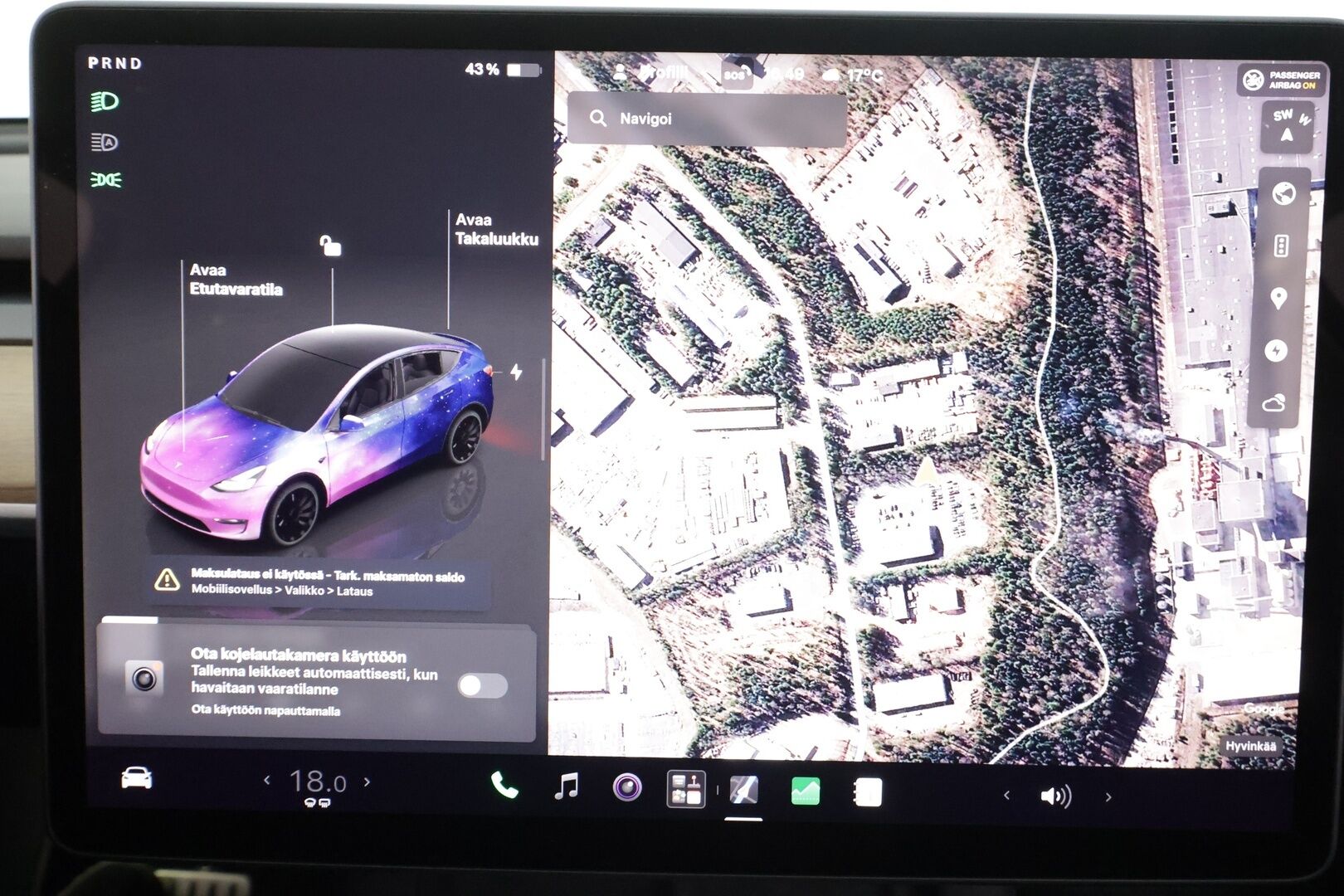 TESLA MODEL Y 2022 Performance - | ILP | Lasikatto | ACC | Matrix-LED | P.Kamera | Muistipenkki | Premium Audio | Navi | Kaistavahti | Keyless | 
