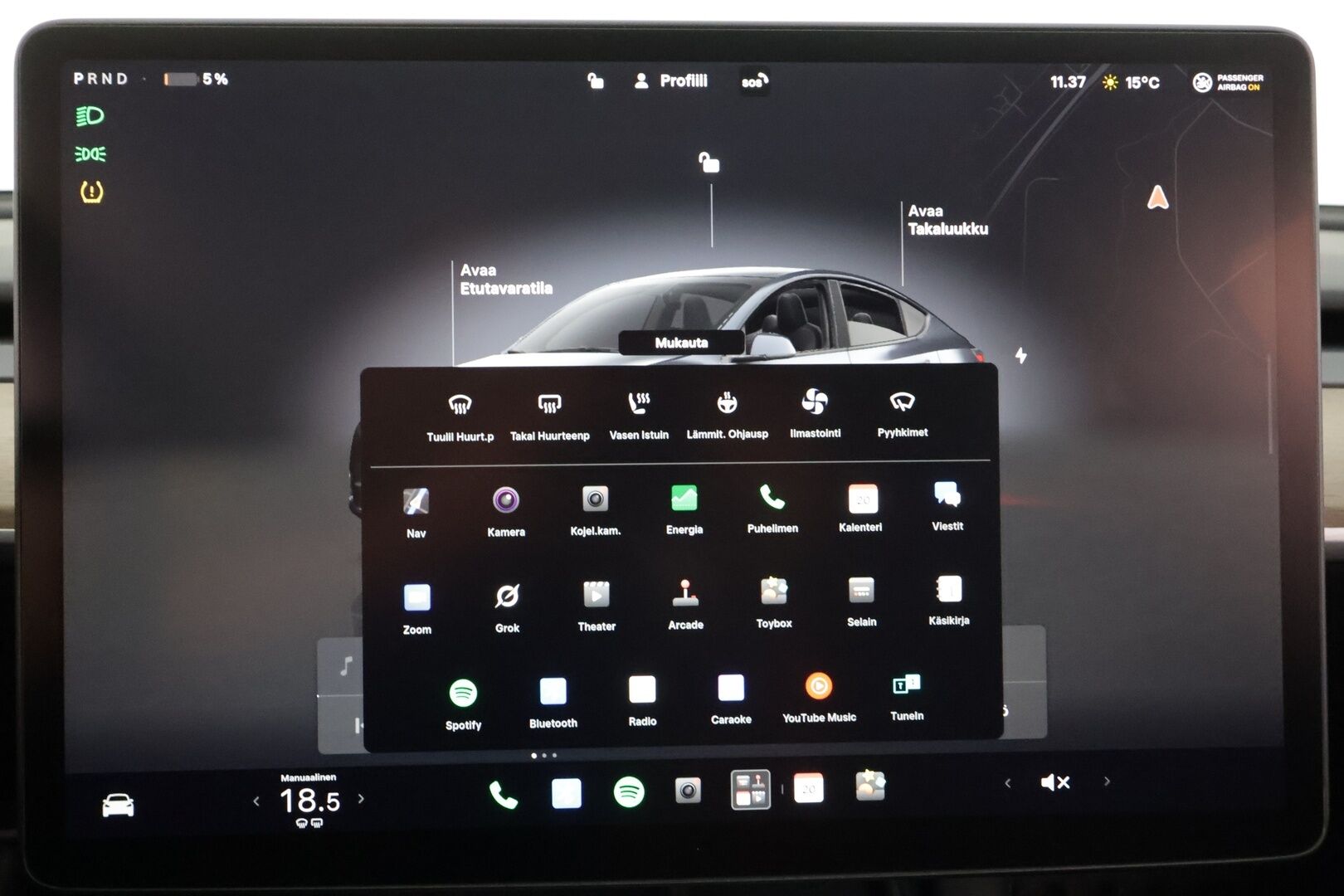 Tesla Model Y 2023 RWD - | ILP | ACC | Lasikatto | Matrix-LED | P.Kamera | Muistipenkki | Premium Audio | Navi | Kaistavahti | Keyless | 2x Latauskaapelit | Kahdet renkaat |