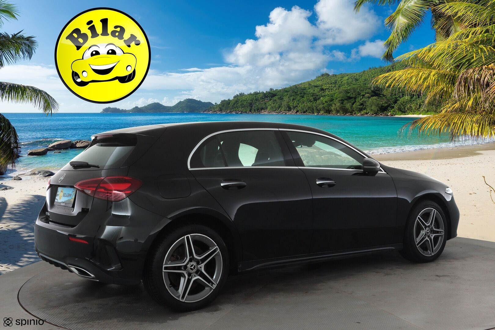 MERCEDES-BENZ A 2023 250 e A Business AMG - Facelift | Flatbottom  Widescreen | P.Kamera | LED-High Performance | Keyless | Kaistavahti | Navi | Ambient | Nahka-alcantara | Kahdet renkaat |