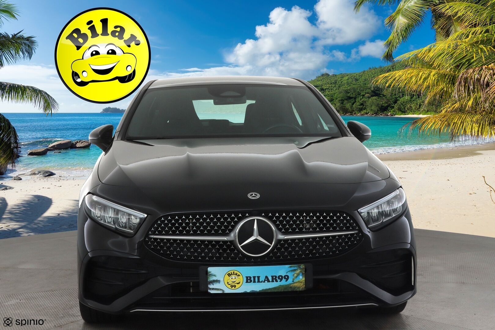 MERCEDES-BENZ A 2023 250 e A Business AMG - Facelift | Flatbottom  Widescreen | P.Kamera | LED-High Performance | Keyless | Kaistavahti | Navi | Ambient | Nahka-alcantara | Kahdet renkaat |