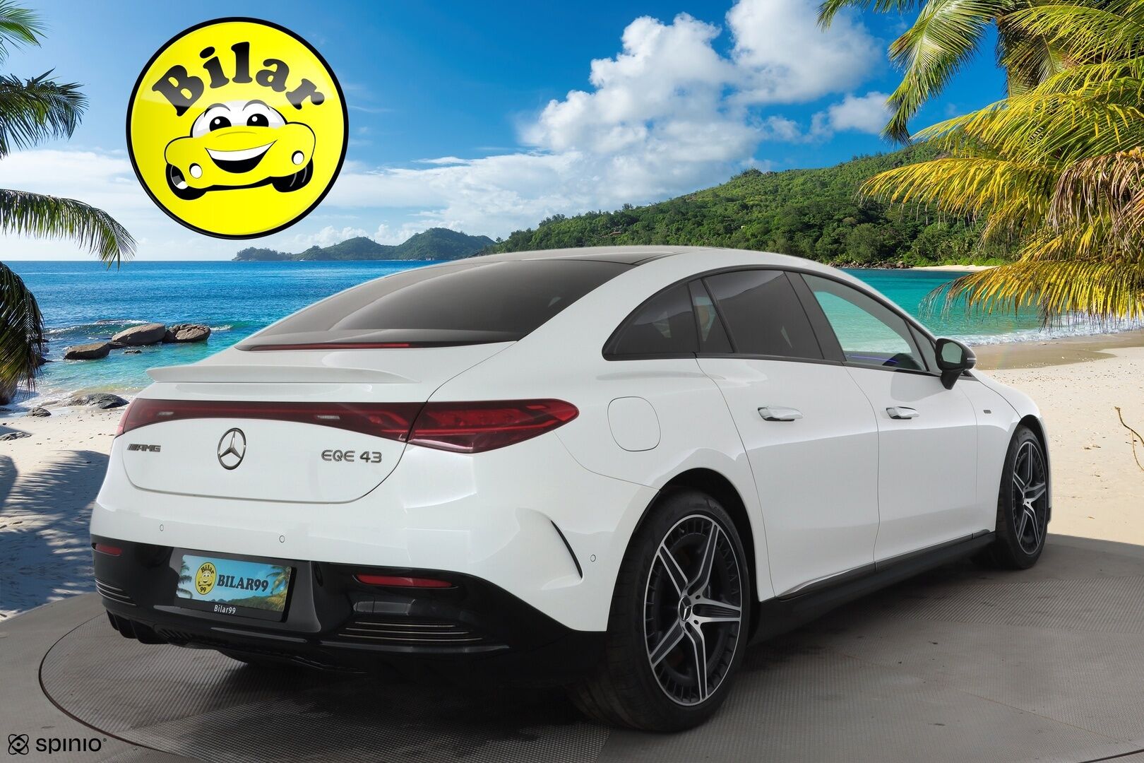 MERCEDES-BENZ EQE 2025 43 AMG - | ILP | Burmester | Nelipyöräohjaus | Panorama | Distronic | Hierovat&Ilmastoidut Comfort-penkit Muistilla | 360 | Hypescreen | Digital-LED | HUD | Airmatic DC | Keyless | 2x Latauskaapelit | 