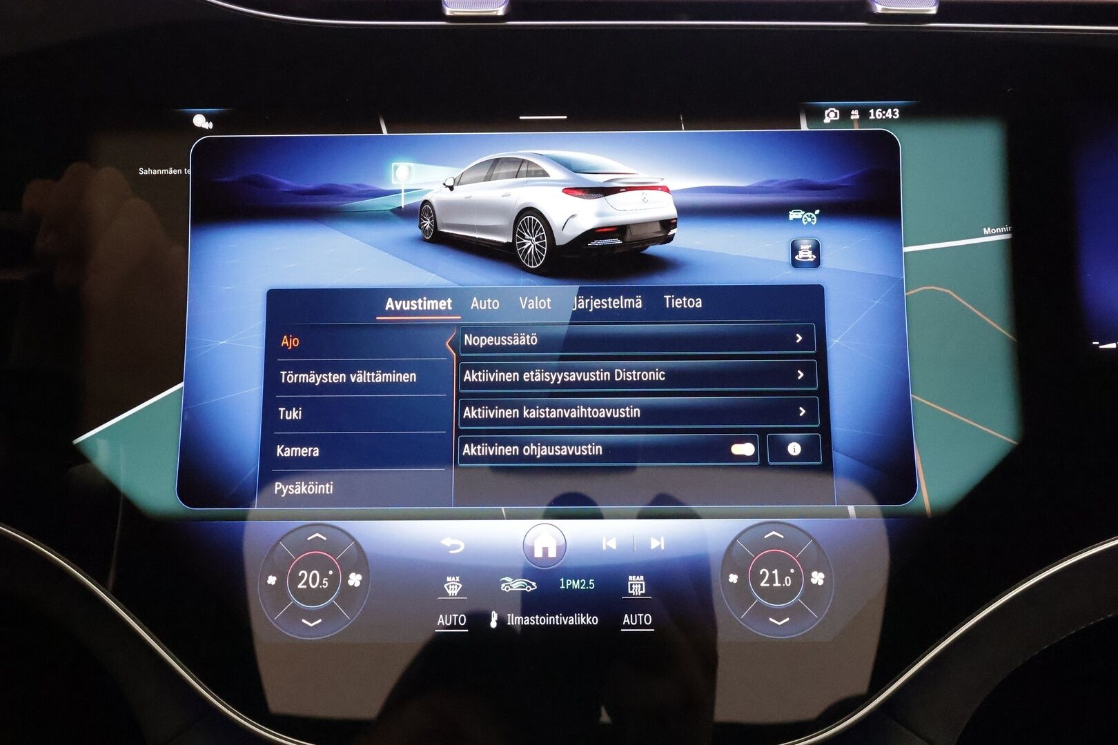 MERCEDES-BENZ EQE 2025 43 AMG - | ILP | Burmester | Nelipyöräohjaus | Panorama | Distronic | Hierovat&Ilmastoidut Comfort-penkit Muistilla | 360 | Hypescreen | Digital-LED | HUD | Airmatic DC | Keyless | 2x Latauskaapelit | 