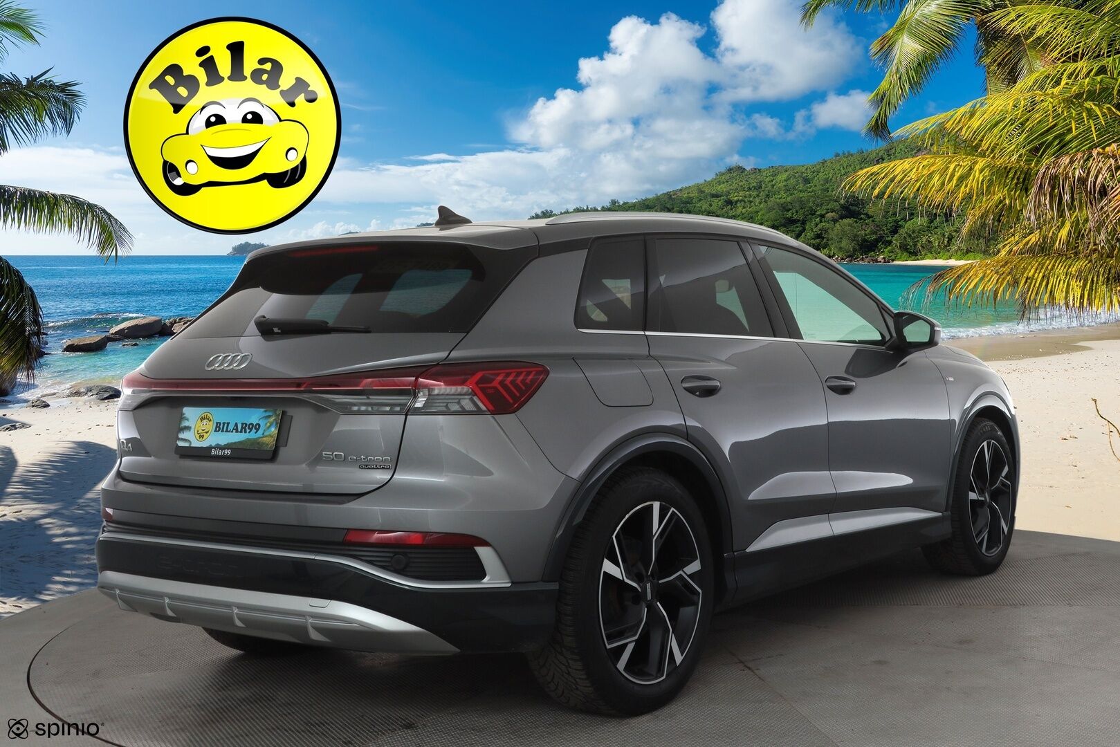 AUDI Q4 E-TRON 2023 50 E-Tron Quattro S-Line - | ACC | ILP | 2x S-Line | 360° | Sporttinahat | Kaistavahti | Katveavustin | Digimittaristo | Sähk. takaluukku | Apple & Android | 2x renkaat aluin | ALV |
