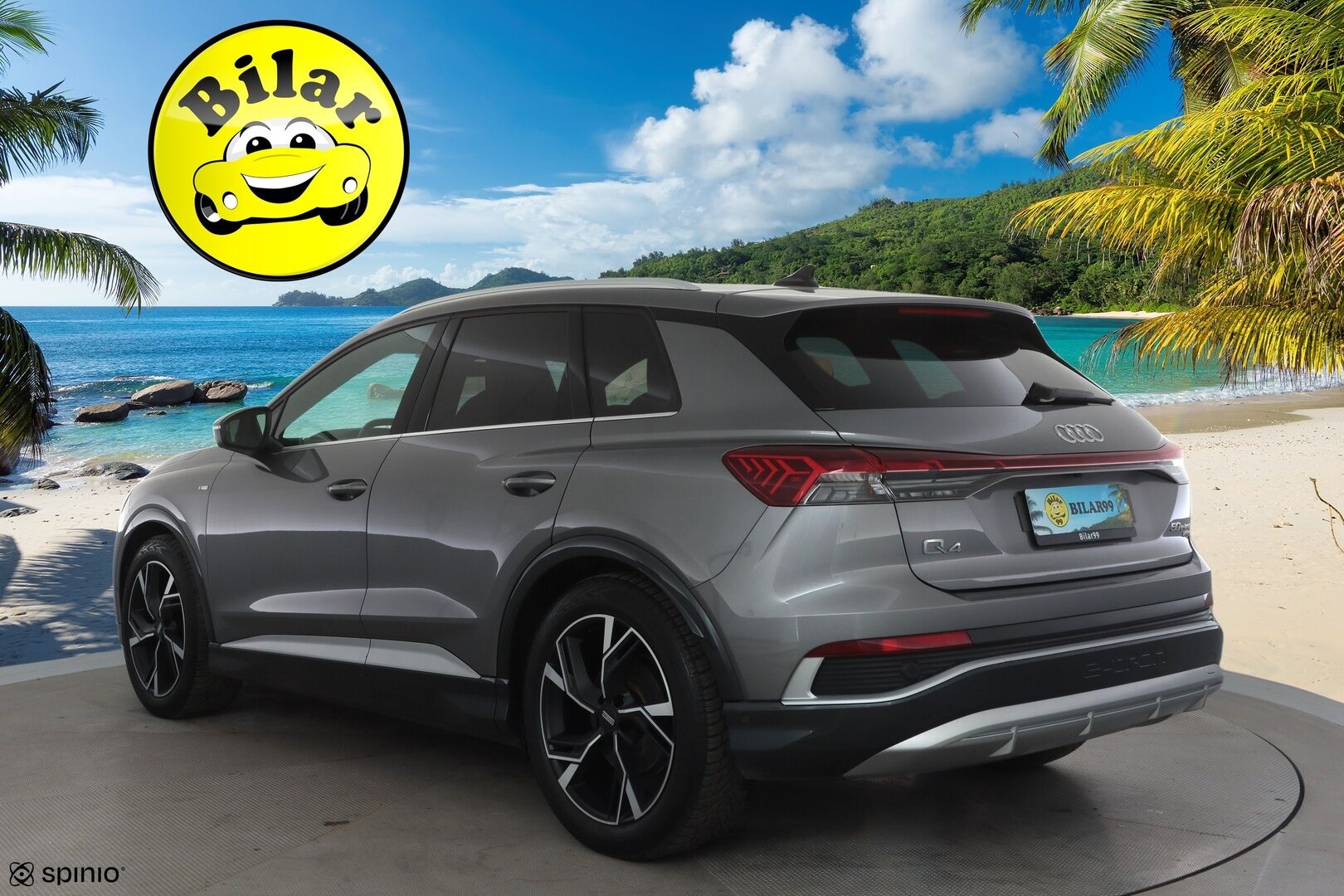 AUDI Q4 E-TRON 2023 50 E-Tron Quattro S-Line - | ACC | ILP | 2x S-Line | 360° | Sporttinahat | Kaistavahti | Katveavustin | Digimittaristo | Sähk. takaluukku | Apple & Android | 2x renkaat aluin | ALV |
