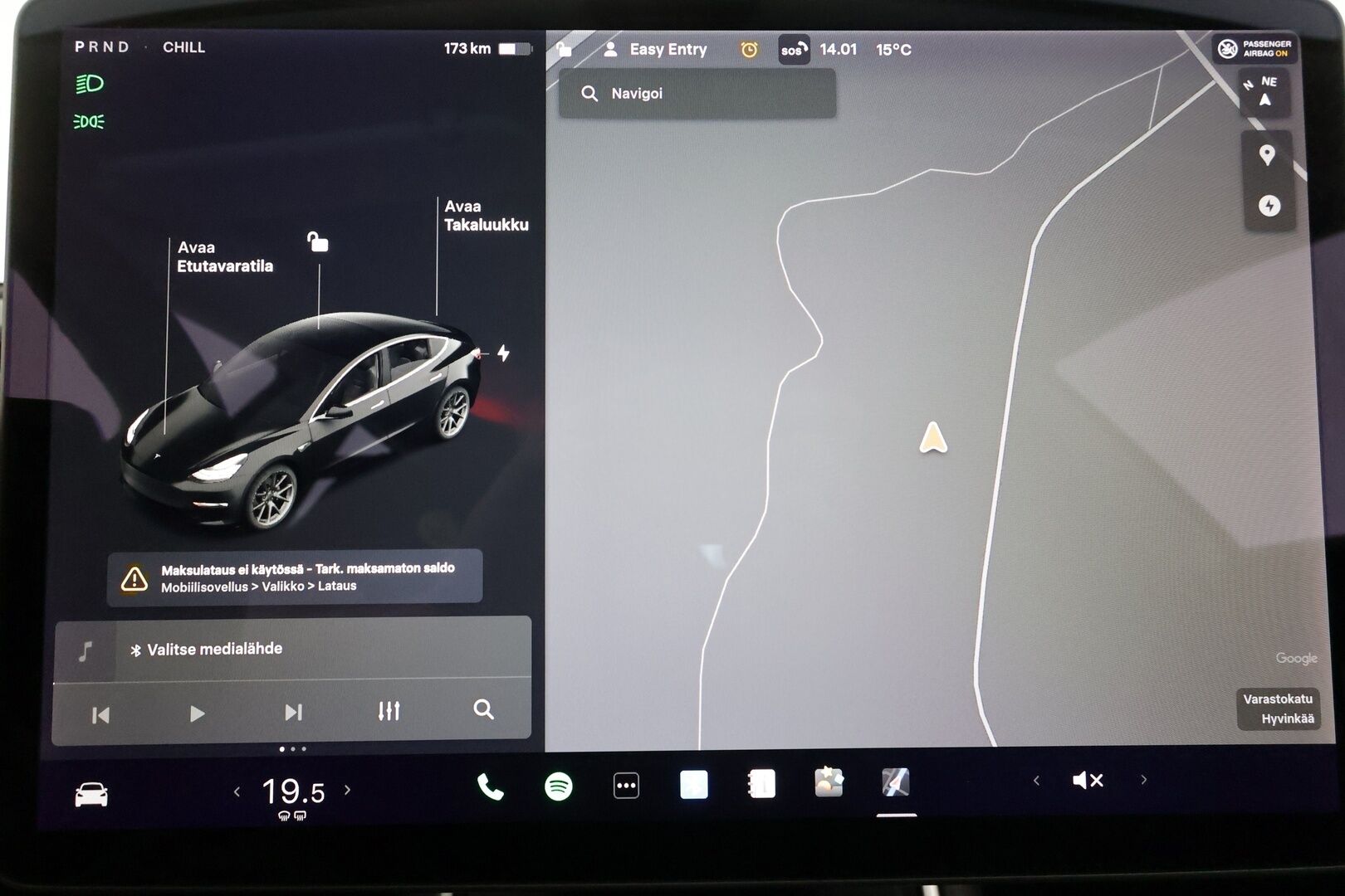 Tesla Model 3 2020 Standard Range Plus - | Lasikatto | ACC | LED | P.Kamera | Muistipenkki | Premium Speakers | Kaistavahti | Navi | Keyless | Kahdet renkaat |