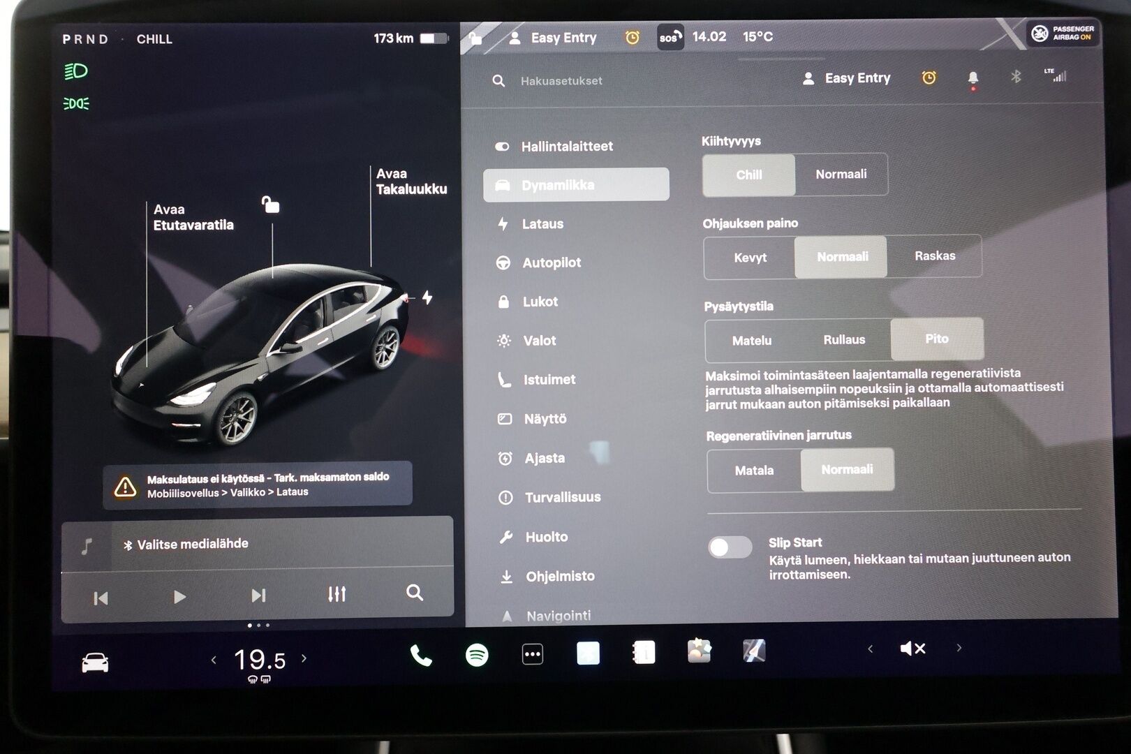 Tesla Model 3 2020 Standard Range Plus - | Lasikatto | ACC | LED | P.Kamera | Muistipenkki | Premium Speakers | Kaistavahti | Navi | Keyless | Kahdet renkaat |