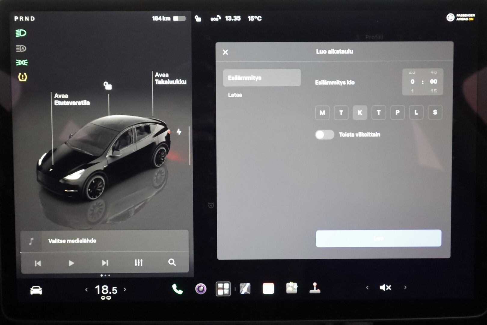 Tesla Model Y 2023 Performance - | Koukku | ILP | Lasikatto | ACC | Matrix-LED | P.Kamera | Muistipenkki | Premium Audio | Navi | Kaistavahti | Keyless | 2x Latauskaapelit |