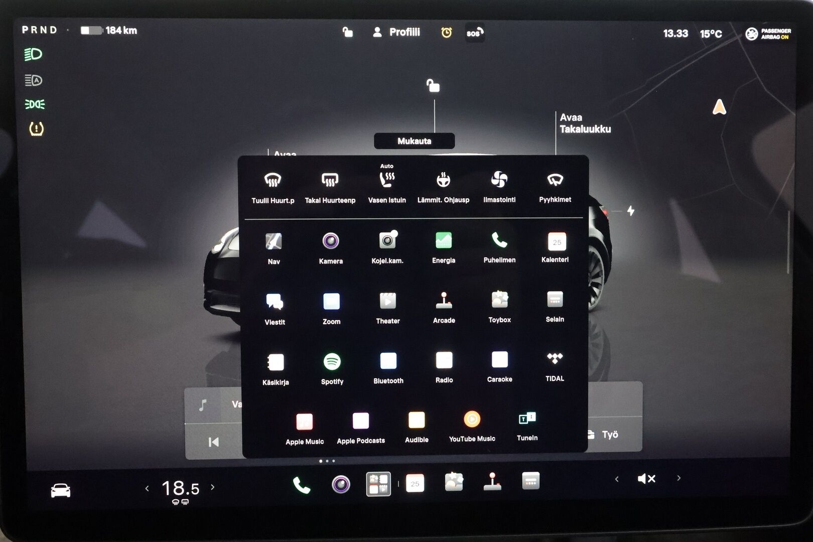 Tesla Model Y 2023 Performance - | Koukku | ILP | Lasikatto | ACC | Matrix-LED | P.Kamera | Muistipenkki | Premium Audio | Navi | Kaistavahti | Keyless | 2x Latauskaapelit |