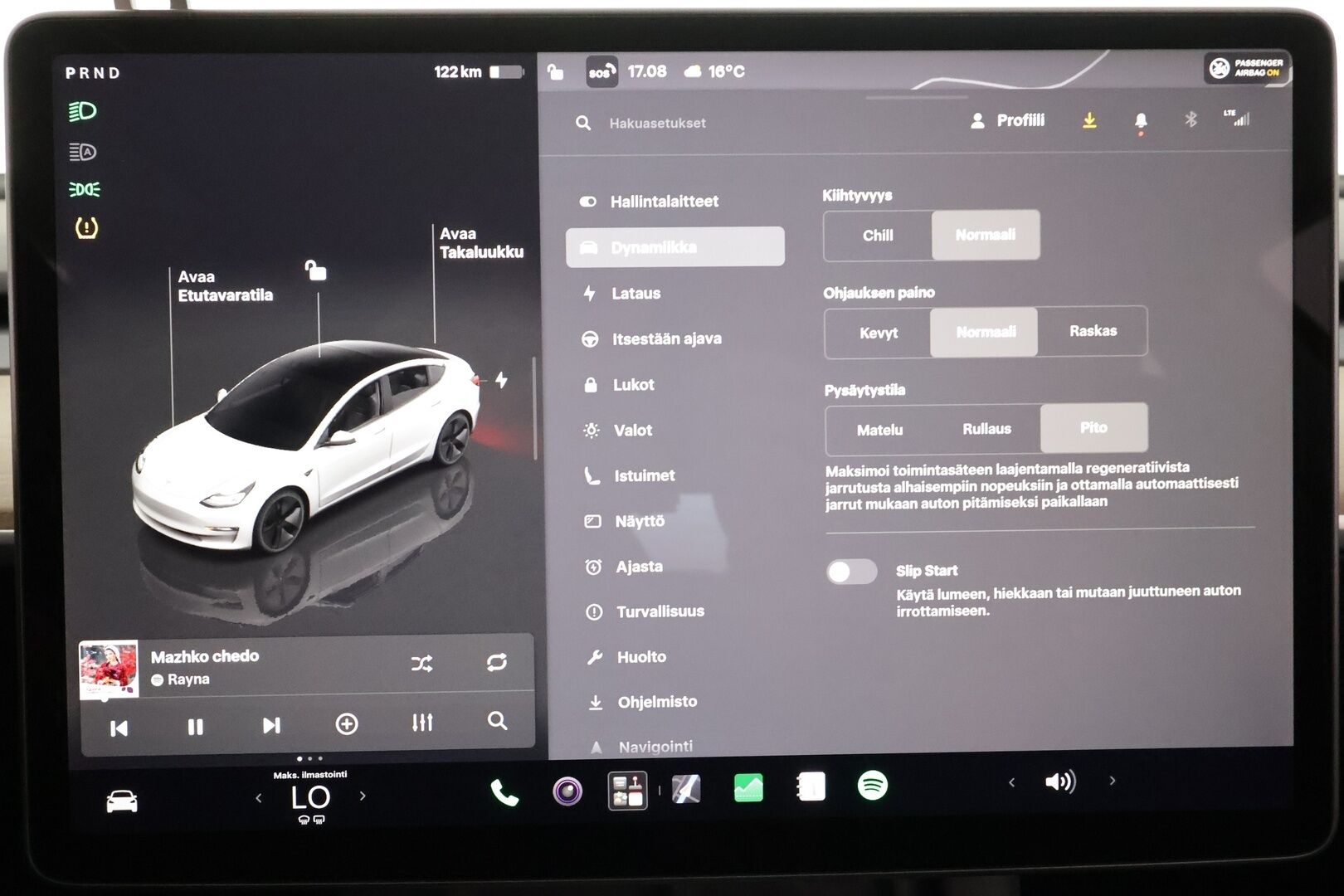 Tesla Model 3 2023 RWD - | ILP | ACC | Lasikatto | Matrix-LED | P.Kamera | Muistipenkki | Premium Speakers | Navi | Kaistavahti | Keyless |