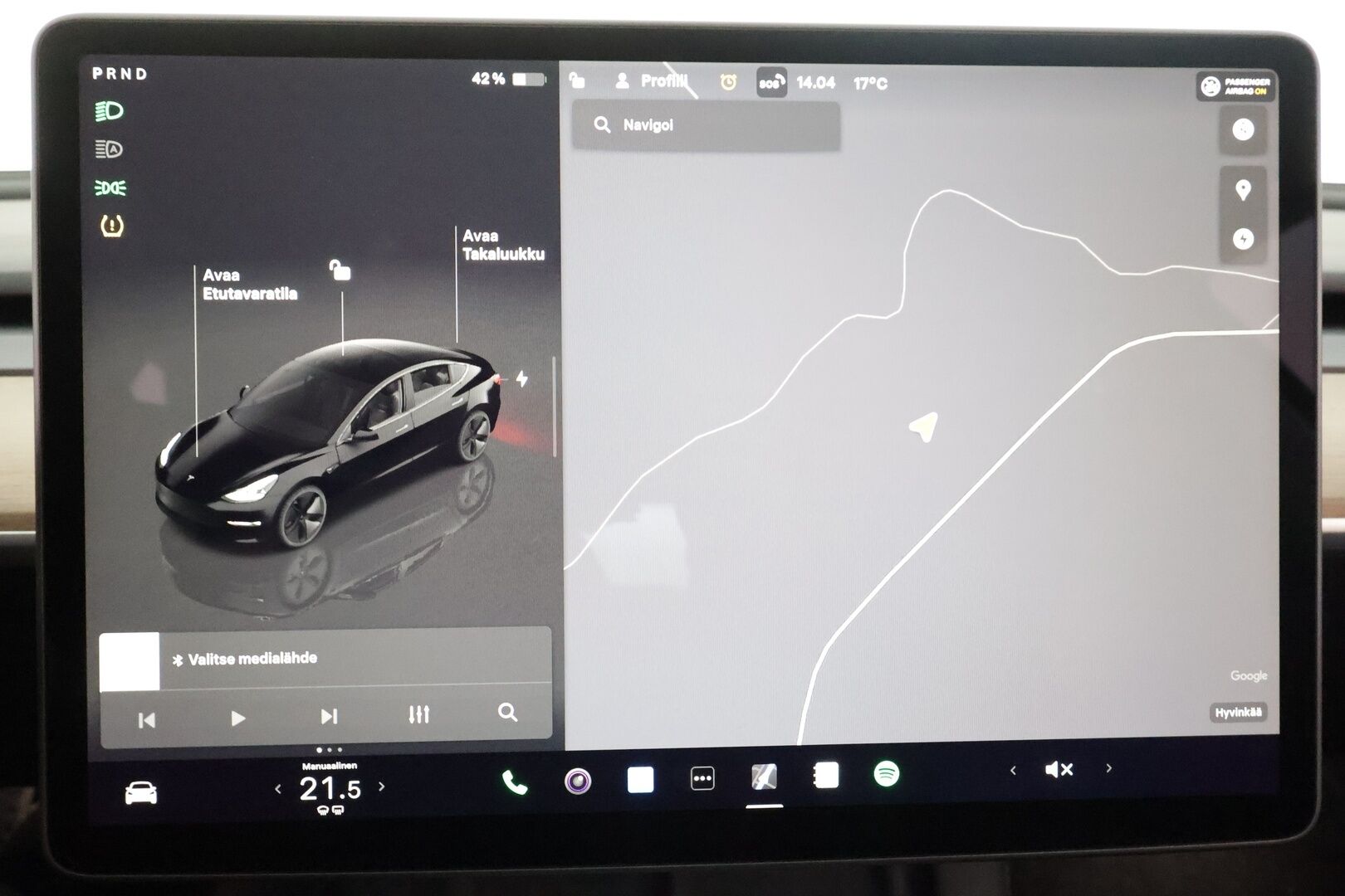 TESLA MODEL 3 2023 Long Range Dual Motor - | ACC | ILP | Matrix | Ryzen | Lasikatto | Muistipenkki | Sähkönahat | Premium audio | P.kamera | Autosteer | 2x renkaat aluin | ALV | 