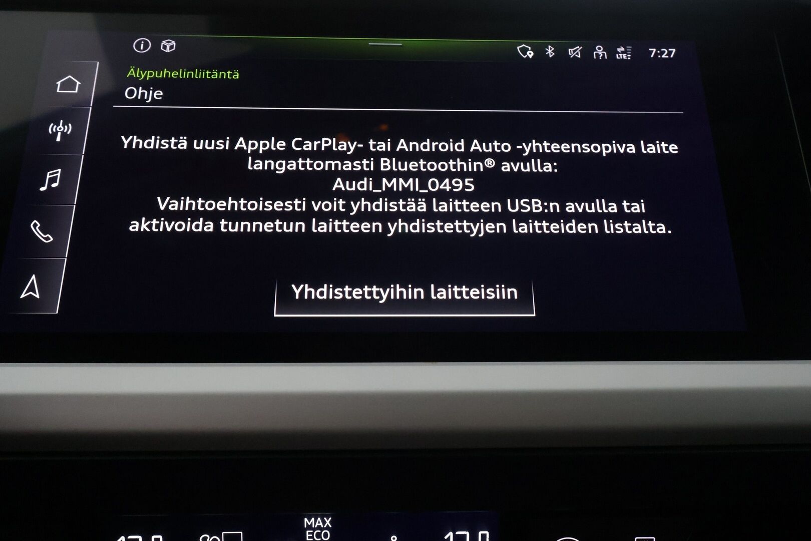 AUDI Q4 E-TRON 2023 45 E-Tron Quattro Proline - | ACC | Koukku | ILP | LED | Sonos | P.kamera | Sporttipenkit | Digimittaristo | Ratinlämmitys | Keyless | Apple&Android | Kahdet Renkaat | Merkkihuollettu |