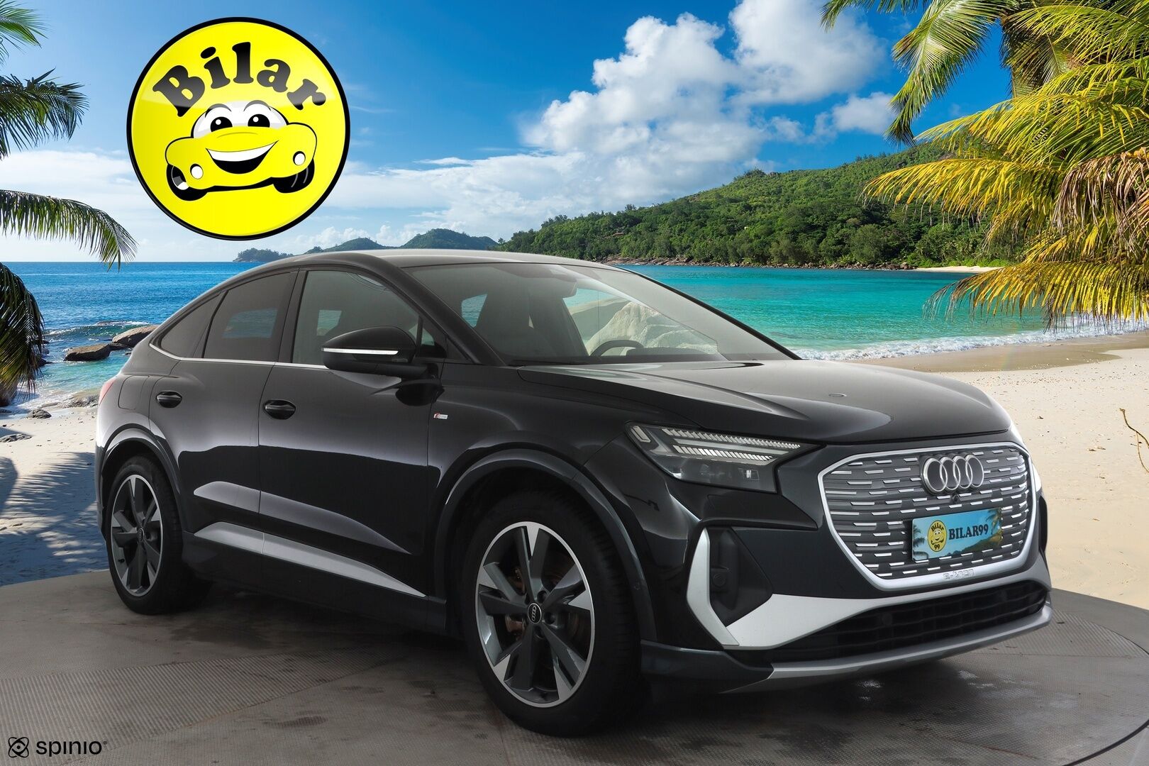 AUDI Q4 E-TRON 2023 40 Sportsback S-Line - ACC | ILP | Koukku | SONOS | S-Line | Matrix | Puolinahat | Sporttipenkit | P.kamera | Sähk. takaluukku | Keyless | Merkkihuollot | 