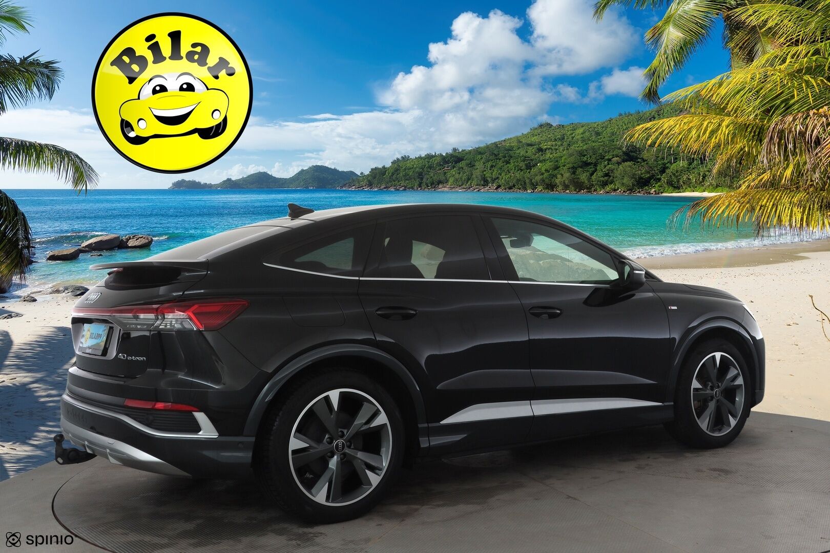 AUDI Q4 E-TRON 2023 40 Sportsback S-Line - ACC | ILP | Koukku | SONOS | S-Line | Matrix | Puolinahat | Sporttipenkit | P.kamera | Sähk. takaluukku | Keyless | Merkkihuollot | 