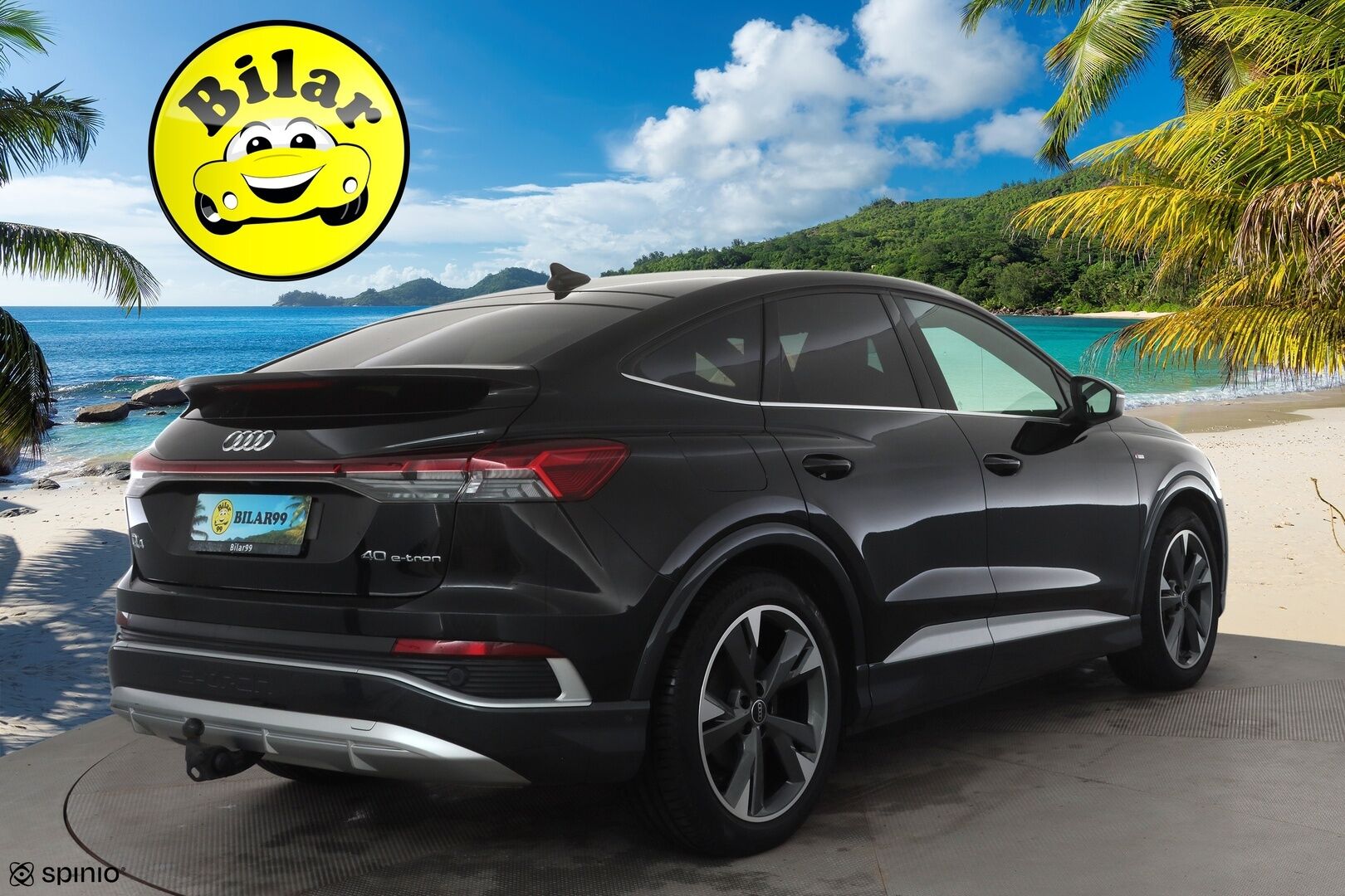 AUDI Q4 E-TRON 2023 40 Sportsback S-Line - ACC | ILP | Koukku | SONOS | S-Line | Matrix | Puolinahat | Sporttipenkit | P.kamera | Sähk. takaluukku | Keyless | Merkkihuollot | 