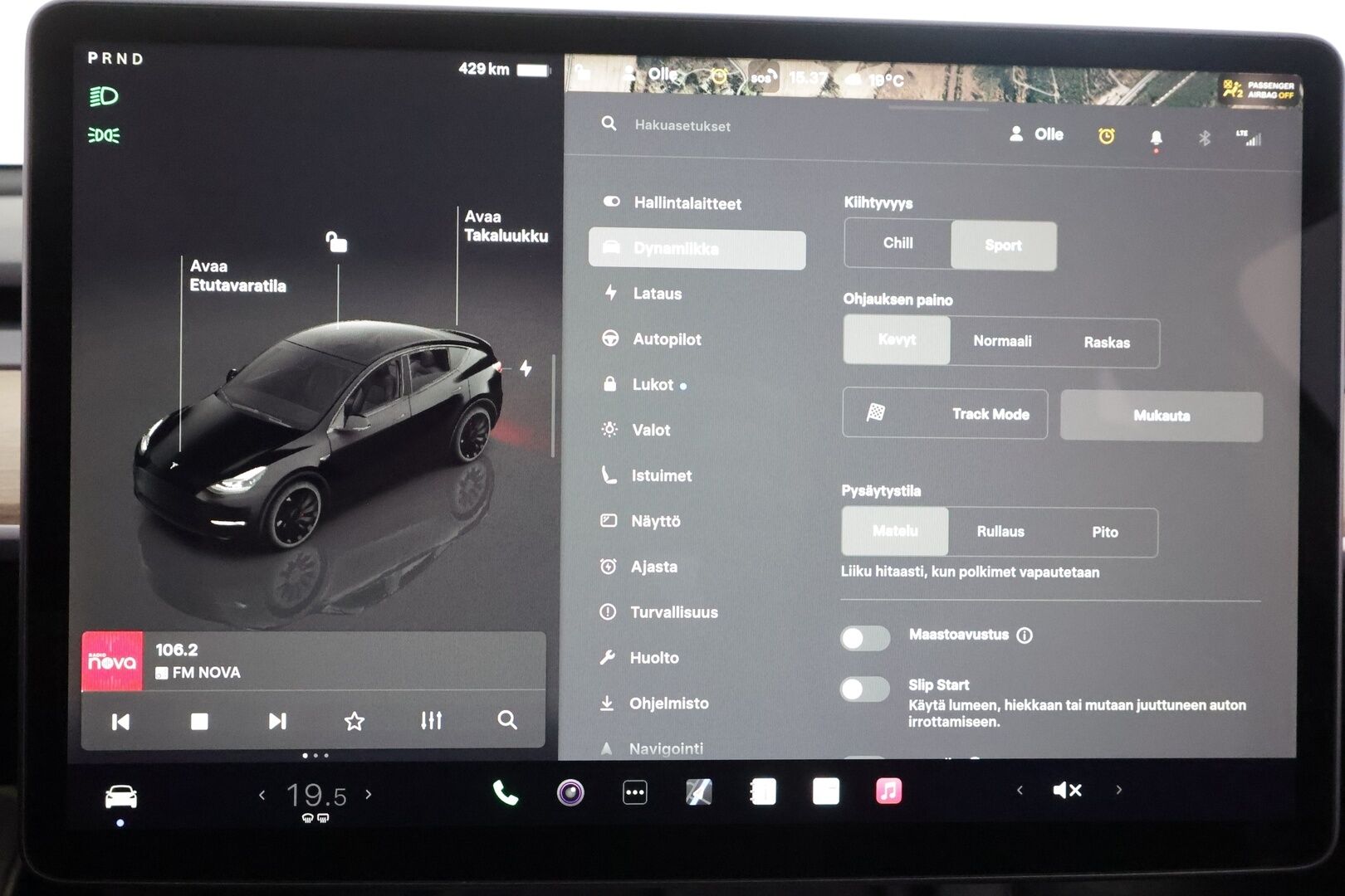 TESLA MODEL Y 2022 Performance Dual Motor - | ILP | Koukku | ACC | Lasikatto | Matrix-LED | P.Kamera | Muistipenkki | Premium Audio | Navi | Kaistavahti | Keyless | Kahdet renkaat |