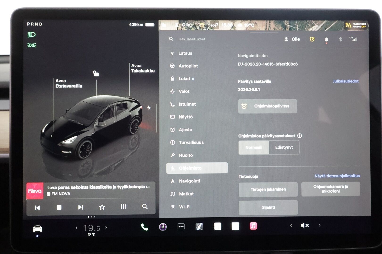 TESLA MODEL Y 2022 Performance Dual Motor - | ILP | Koukku | ACC | Lasikatto | Matrix-LED | P.Kamera | Muistipenkki | Premium Audio | Navi | Kaistavahti | Keyless | Kahdet renkaat |