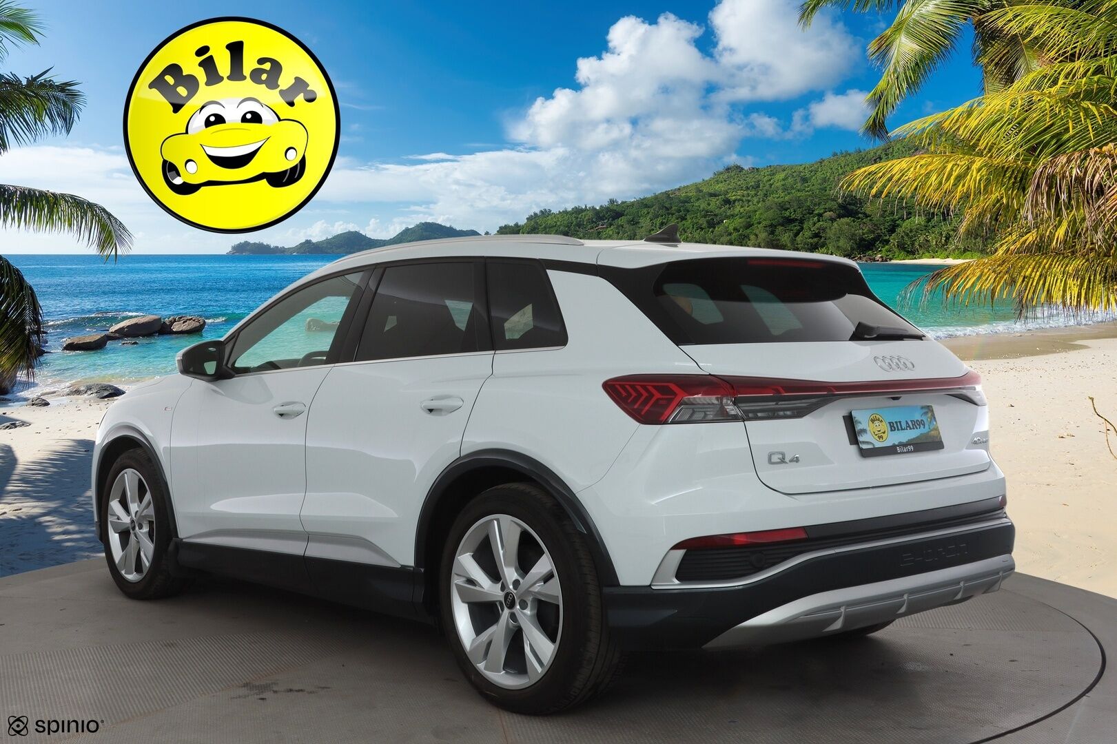 AUDI Q4 E-TRON 2023 40 e-tron S-line - | ACC | ILP | 2x S-Line | Puolinahat | Sporttipenkit | P.kamera | Kaistavahti | Digimittaristo | Sähk. takaluukku | 2x renkaat aluin | ALV |