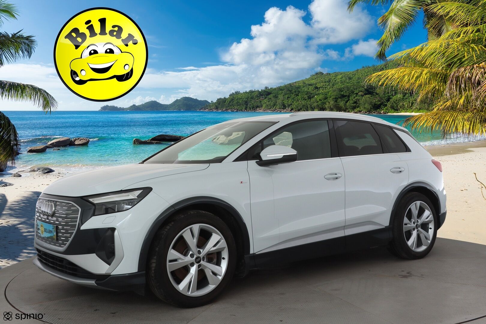 AUDI Q4 E-TRON 2023 40 e-tron S-line - | ACC | ILP | 2x S-Line | Puolinahat | Sporttipenkit | P.kamera | Kaistavahti | Digimittaristo | Sähk. takaluukku | 2x renkaat aluin | ALV |