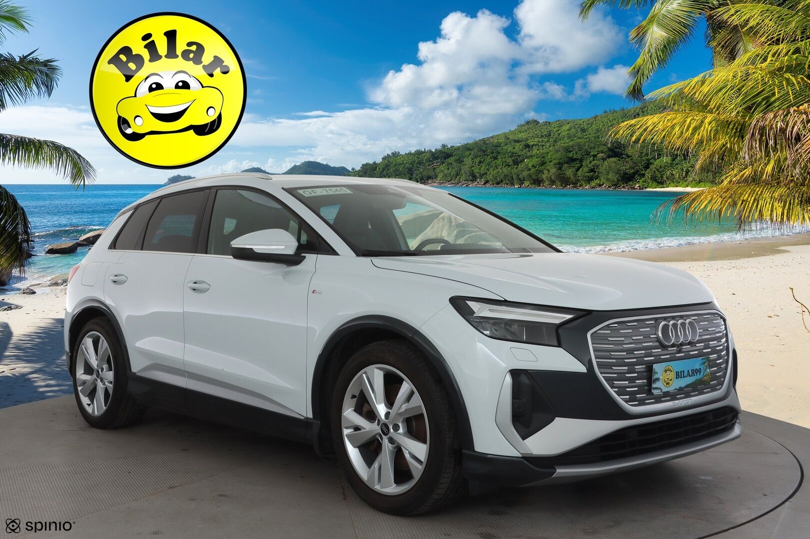 AUDI Q4 E-TRON 2023 40 e-tron S-line - | ACC | ILP | 2x S-Line | Puolinahat | Sporttipenkit | P.kamera | Kaistavahti | Digimittaristo | Sähk. takaluukku | 2x renkaat aluin | ALV |