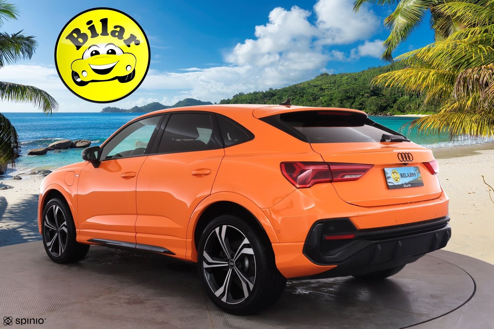 AUDI Q3 2021 Sportback S line 45 TFSIe 180kW S tronic - | ACC | Koukku | B&O | 2x S-line | Sporttinahat | Muistipenkki | Matrix | 360° | Ambient light | Digimittaristo | Keyless | Merkkihuollettu | 2x renkaat aluin |