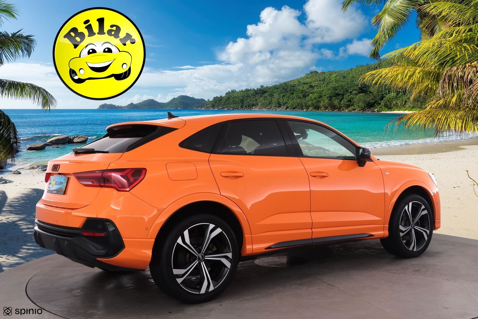 AUDI Q3 2021 Sportback S line 45 TFSIe 180kW S tronic - | ACC | Koukku | B&O | 2x S-line | Sporttinahat | Muistipenkki | Matrix | 360° | Ambient light | Digimittaristo | Keyless | Merkkihuollettu | 2x renkaat aluin |