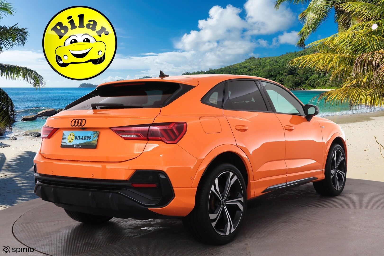 AUDI Q3 2021 Sportback S line 45 TFSIe 180kW S tronic - | ACC | Koukku | B&O | 2x S-line | Sporttinahat | Muistipenkki | Matrix | 360° | Ambient light | Digimittaristo | Keyless | Merkkihuollettu | 2x renkaat aluin |