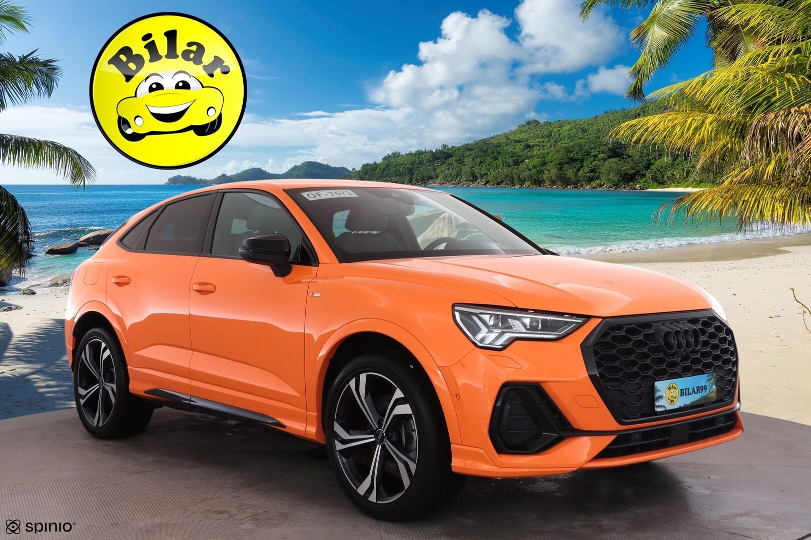 AUDI Q3 2021 Sportback S line 45 TFSIe 180kW S tronic - | ACC | Koukku | B&O | 2x S-line | Sporttinahat | Muistipenkki | Matrix | 360° | Ambient light | Digimittaristo | Keyless | Merkkihuollettu | 2x renkaat aluin |