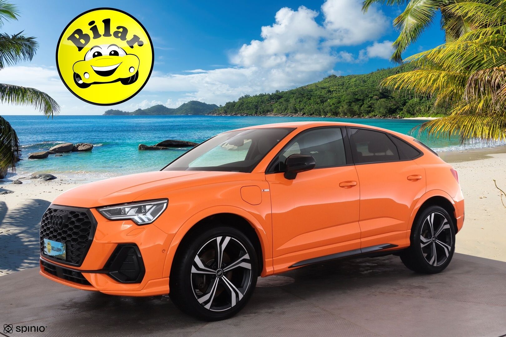 AUDI Q3 2021 Sportback S line 45 TFSIe 180kW S tronic - | ACC | Koukku | B&O | 2x S-line | Sporttinahat | Muistipenkki | Matrix | 360° | Ambient light | Digimittaristo | Keyless | Merkkihuollettu | 2x renkaat aluin |